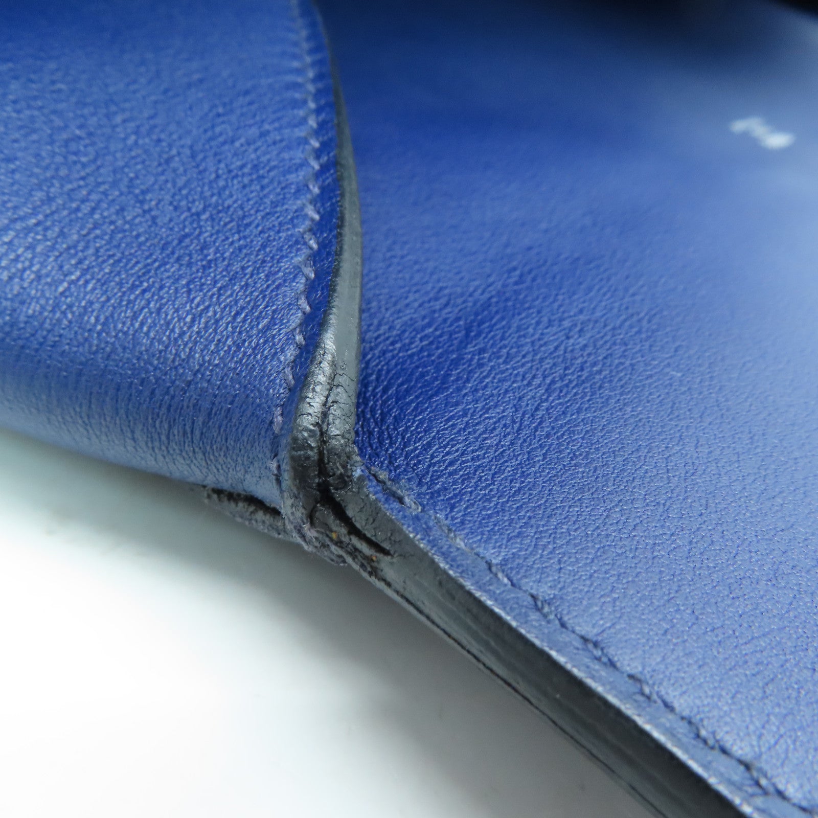 HERMES 【Sharp Discount】Evercolor Leather Toolbox 26 Silver Buckle Handle Shoulder Back Dual-purpose Bag Blue