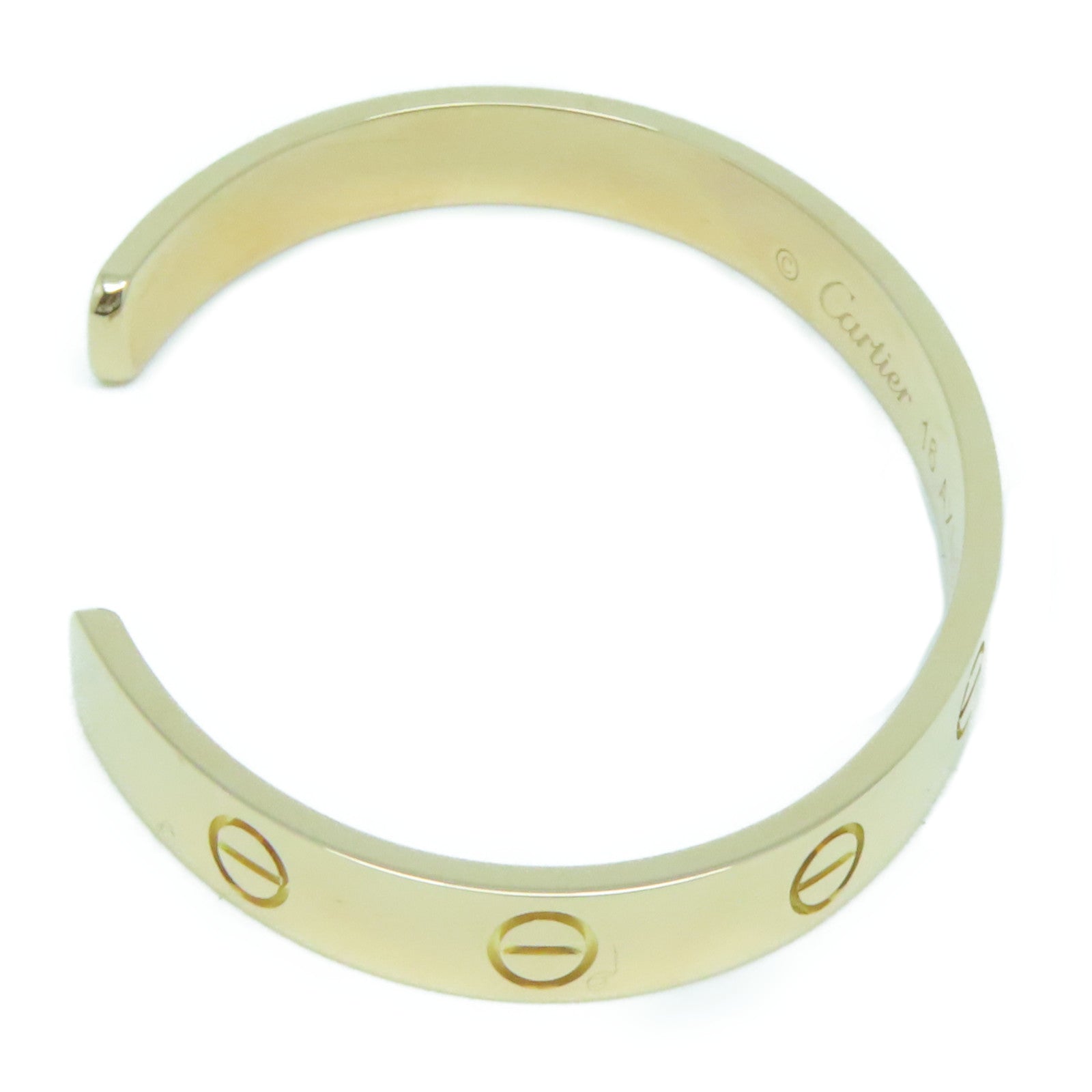 CARTIER 18K玫瑰金Love Bracelet手鐲金色