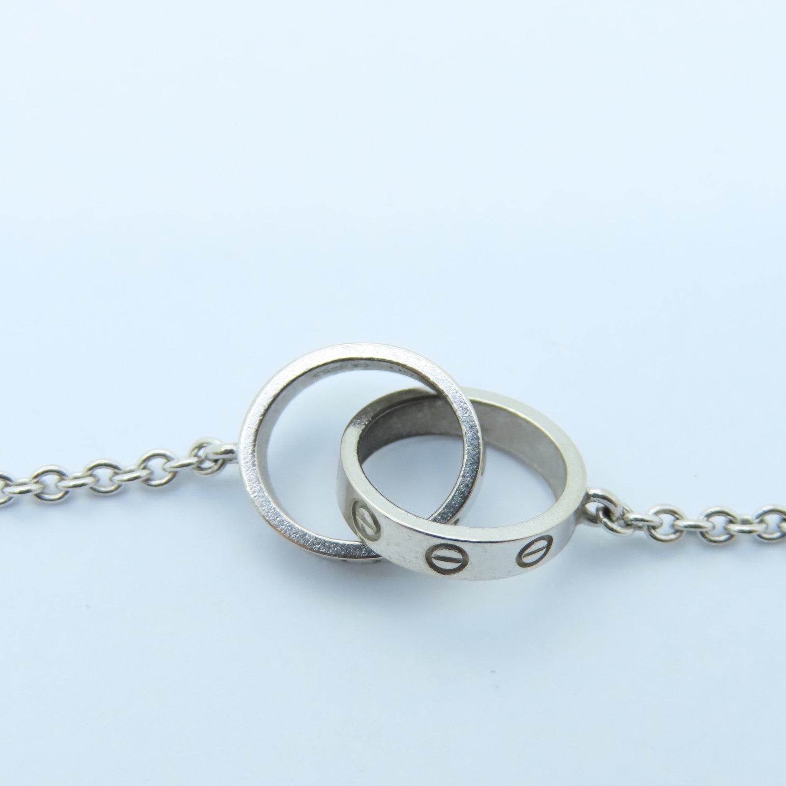 CARTIER 18K白金Baby Love Bracelet手鏈