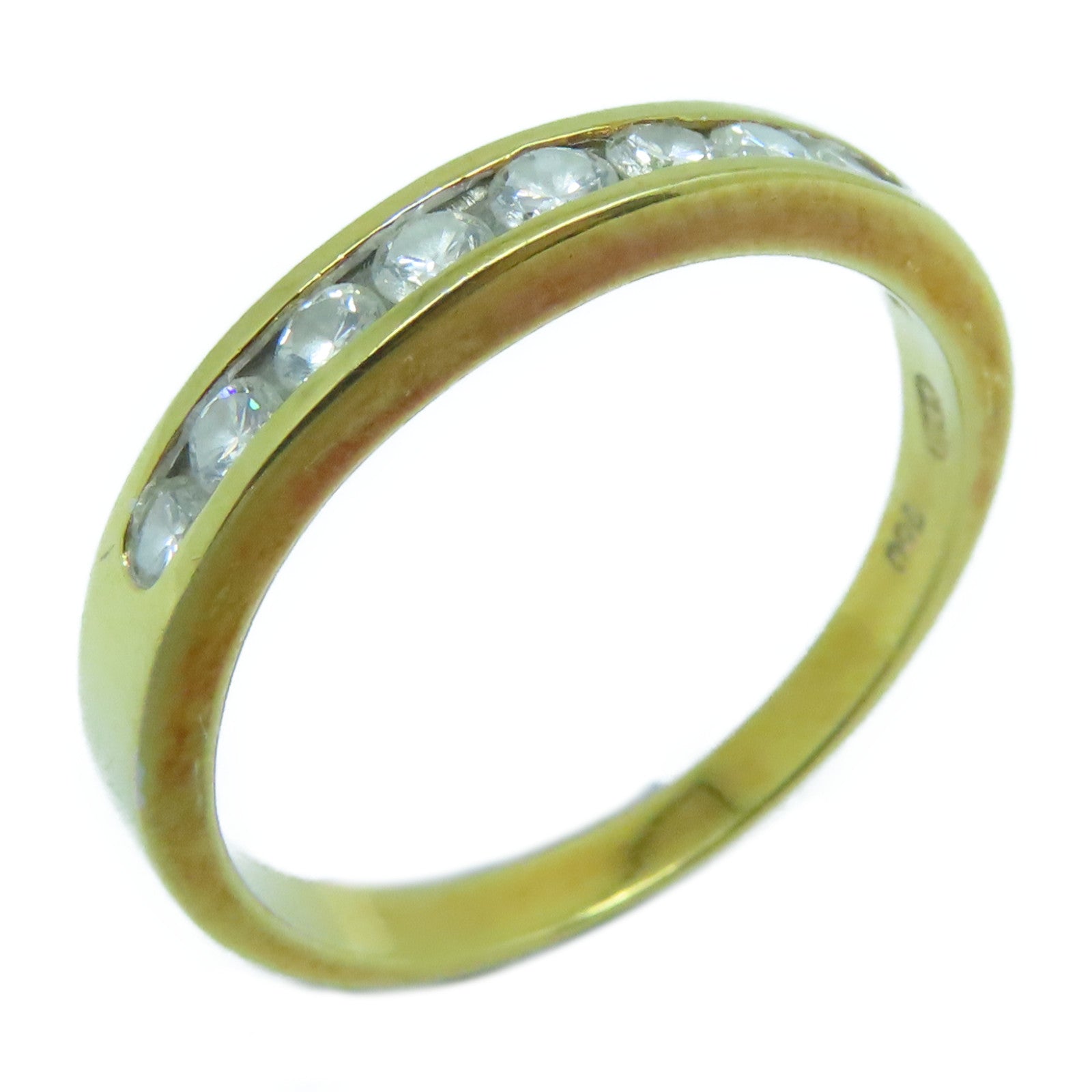 JEWELRY 18K Gold Diamond Ring0.30ct Diamond Ring US#5.5