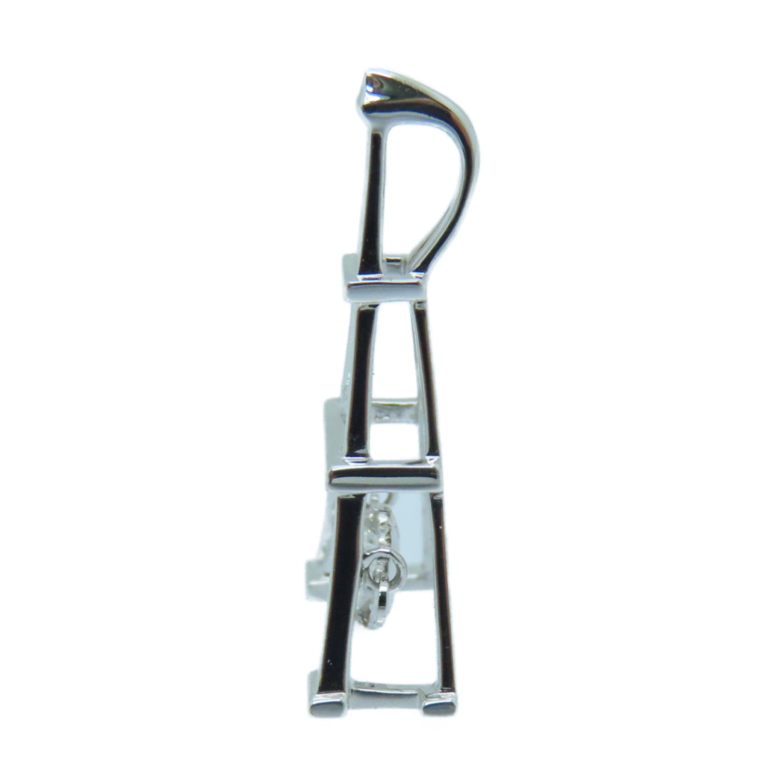 JEWELRY 18K White Gold Pendant Top Pendant Silver