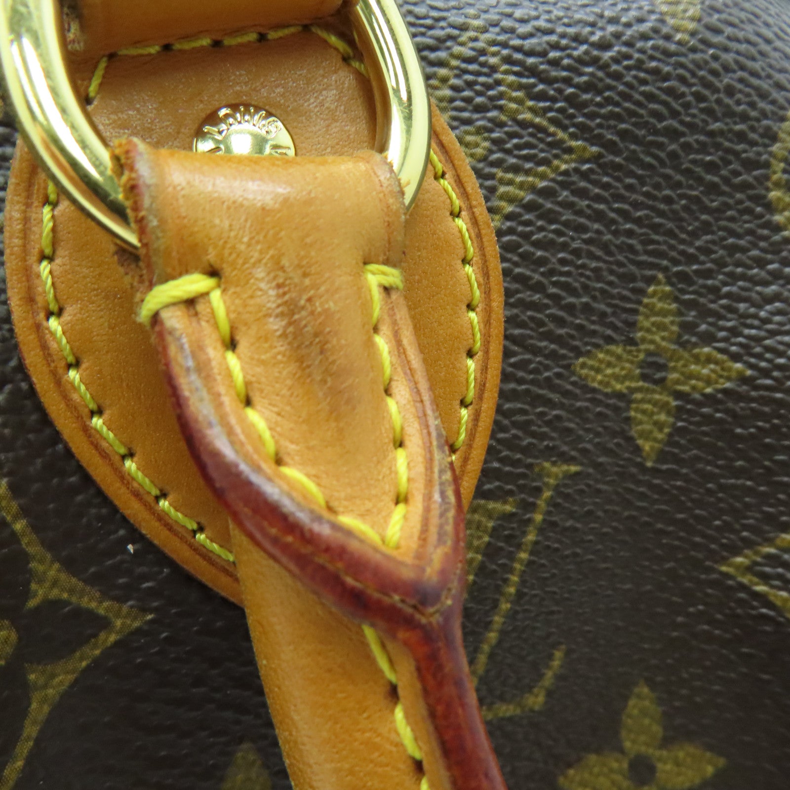 LOUIS VUITTON 【激减优惠】Monogram Tivoli PM金扣手挽袋啡色