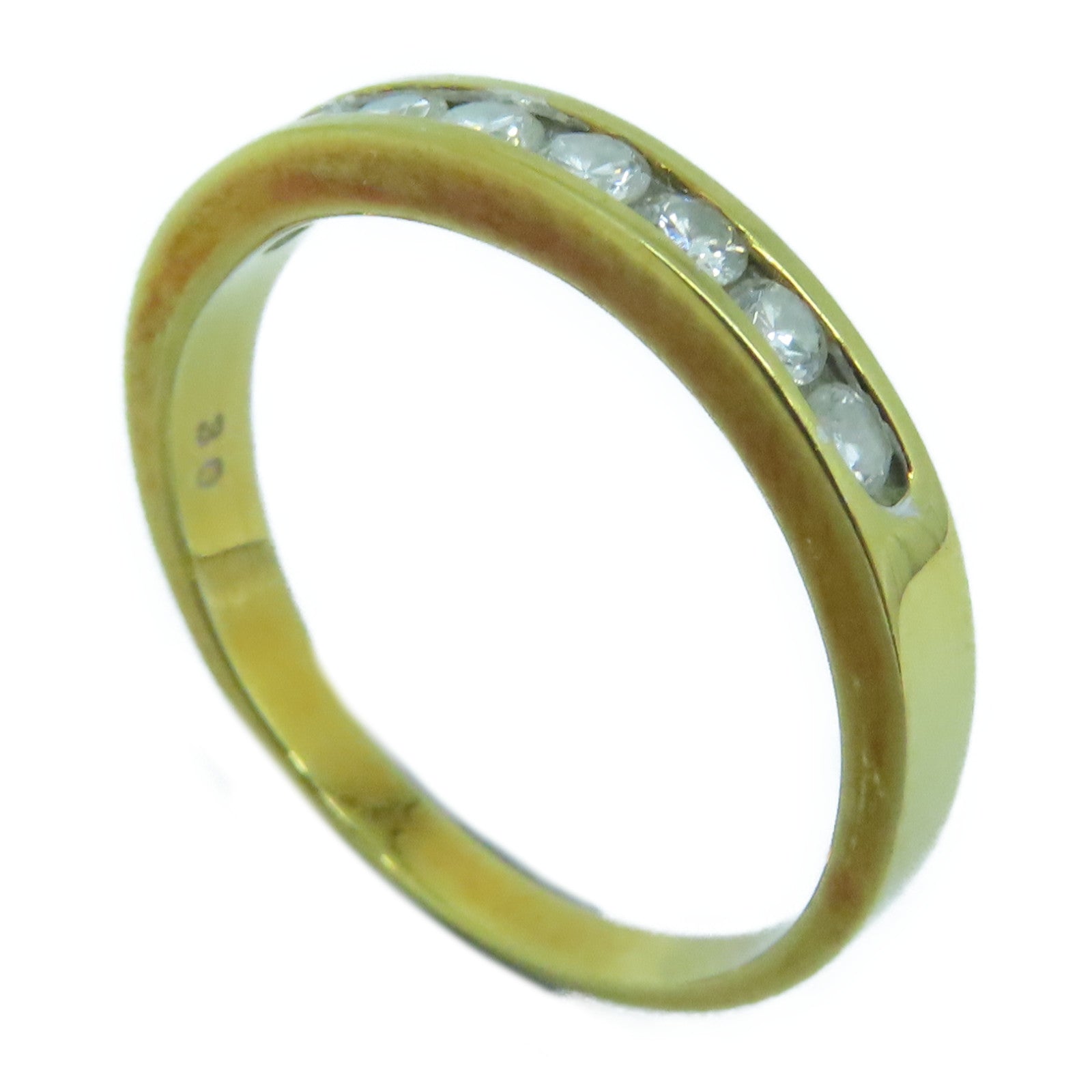 JEWELRY 18K Gold Diamond Ring0.30ct Diamond Ring US#5.5