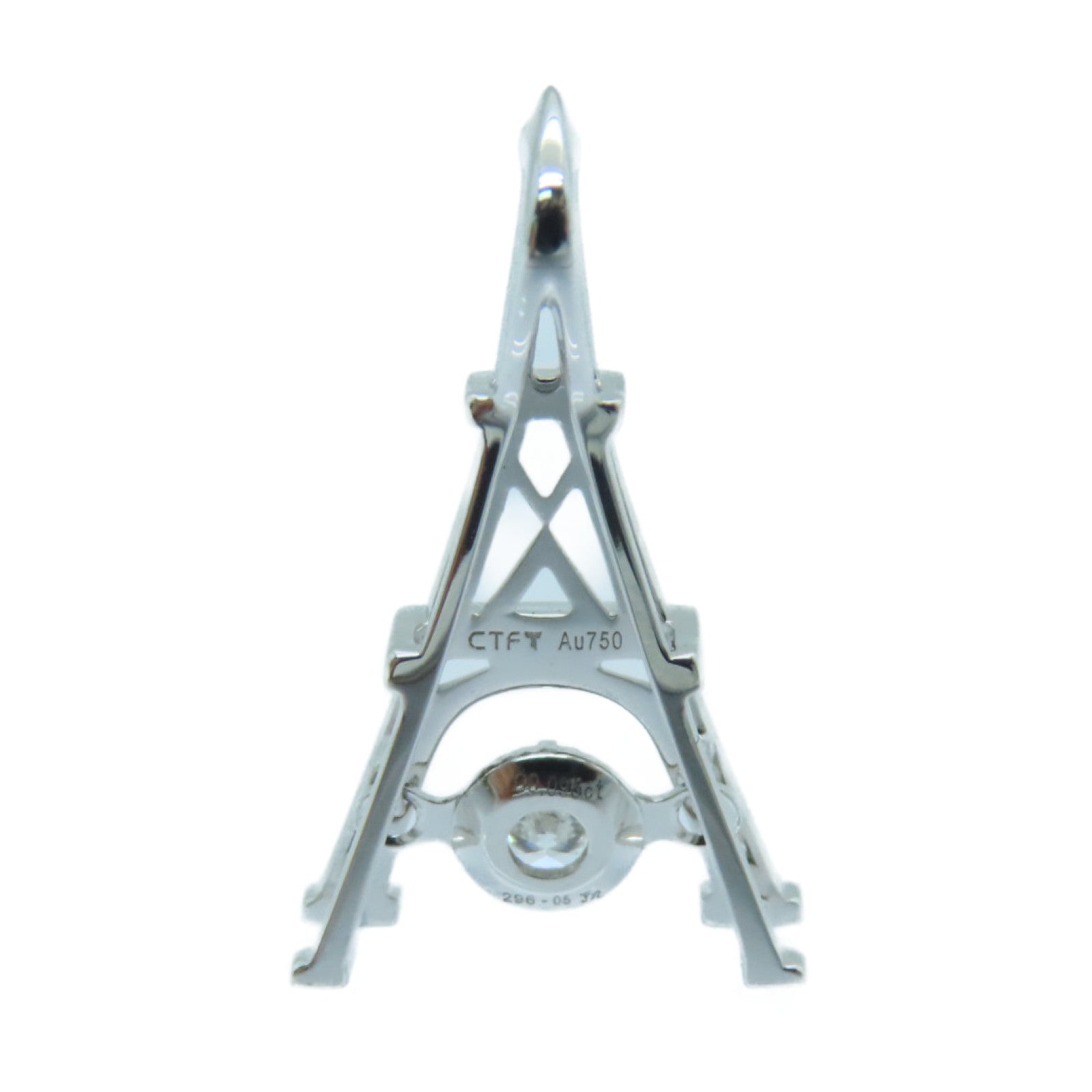 JEWELRY 18K White Gold Pendant Top Pendant Silver