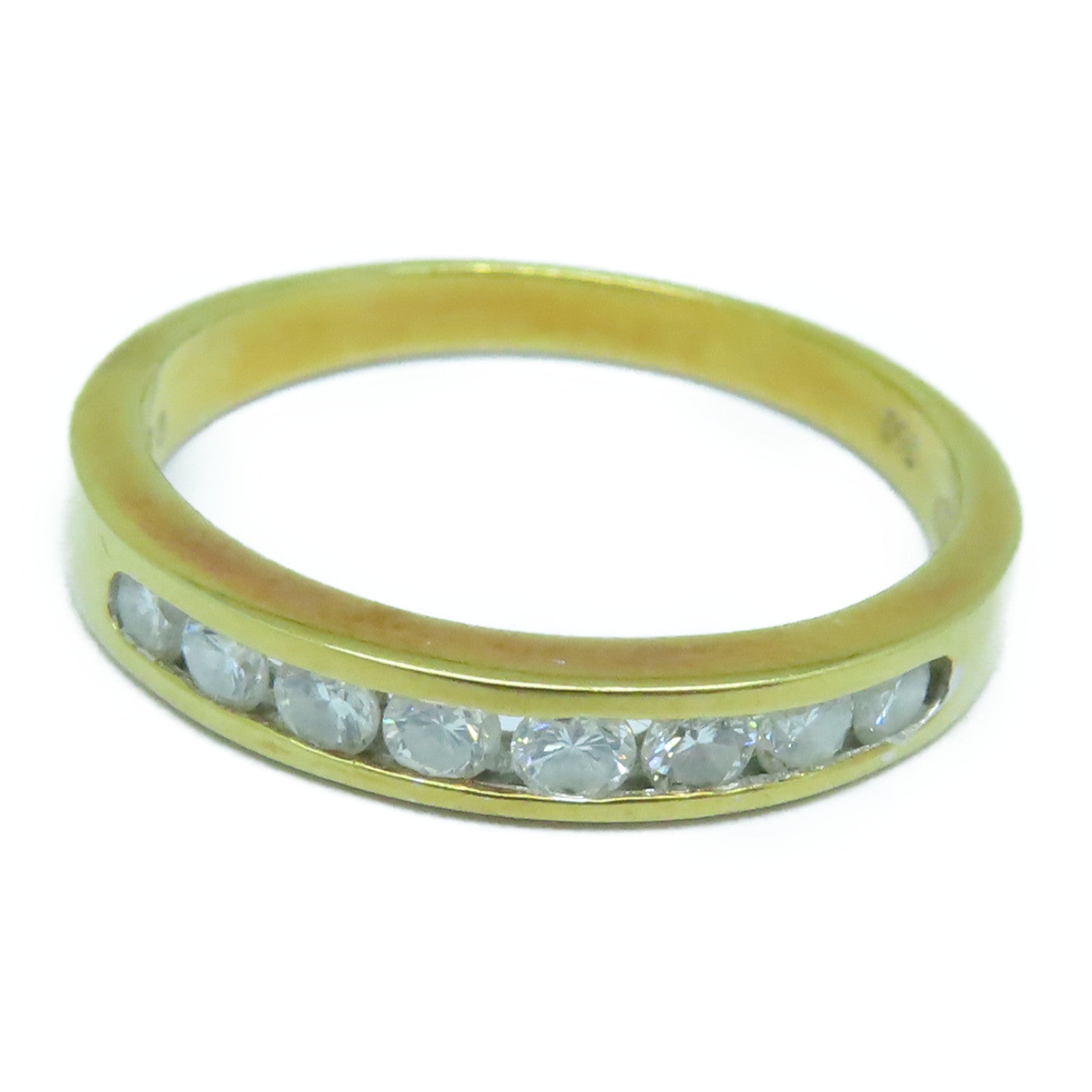 JEWELRY 18K Gold Diamond Ring0.30ct Diamond Ring US#5.5