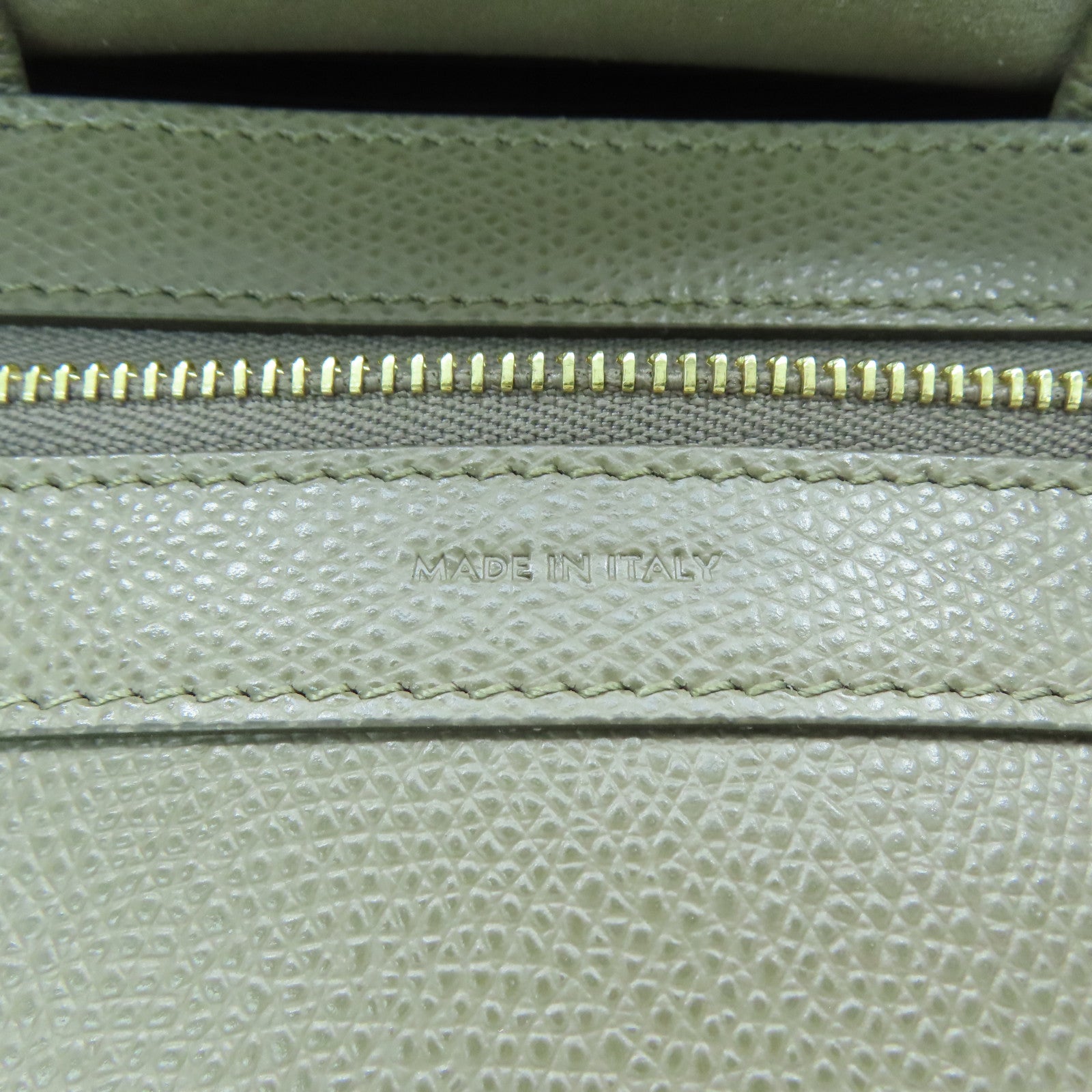 CELINE 牛皮皮革Small Cabag金扣手挽肩背两用袋灰色