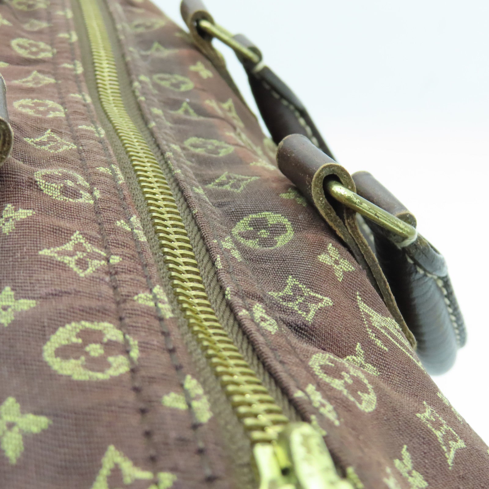 LOUIS VUITTON Monogram Mini Speedy 30金扣手挽袋啡色