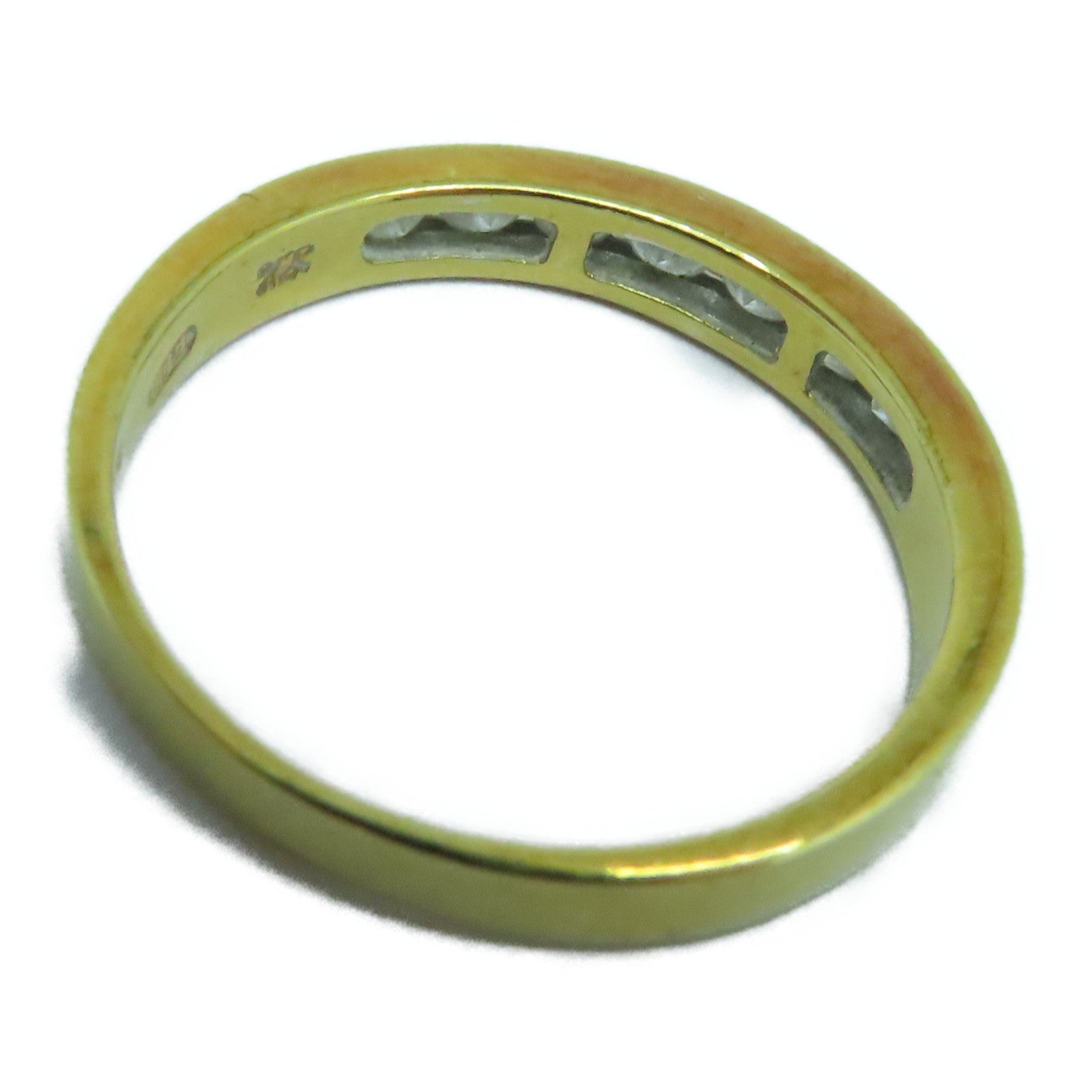 JEWELRY 18K Gold Diamond Ring0.30ct Diamond Ring US#5.5
