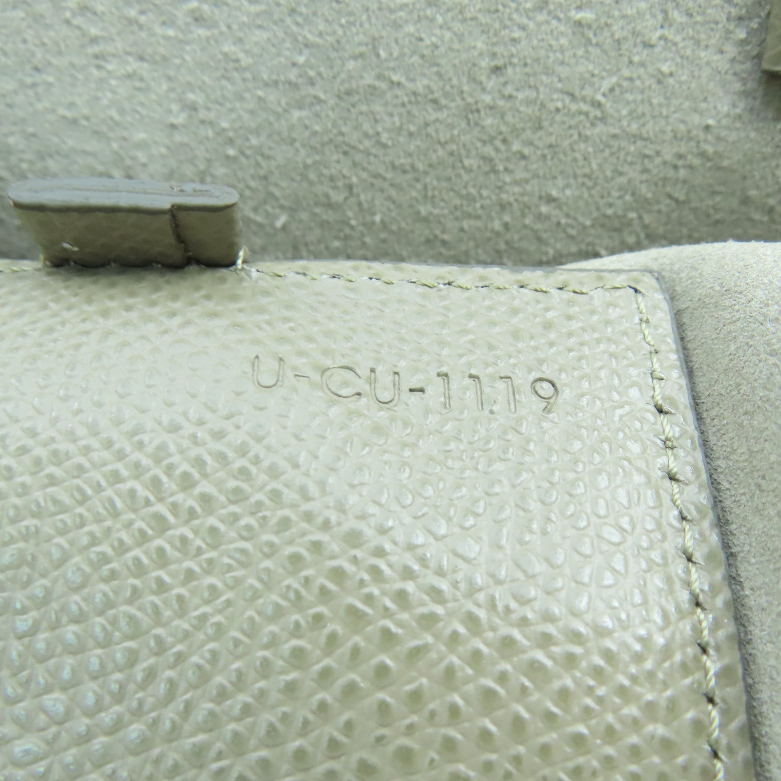 CELINE 牛皮皮革Small Cabag金扣手挽肩背两用袋灰色
