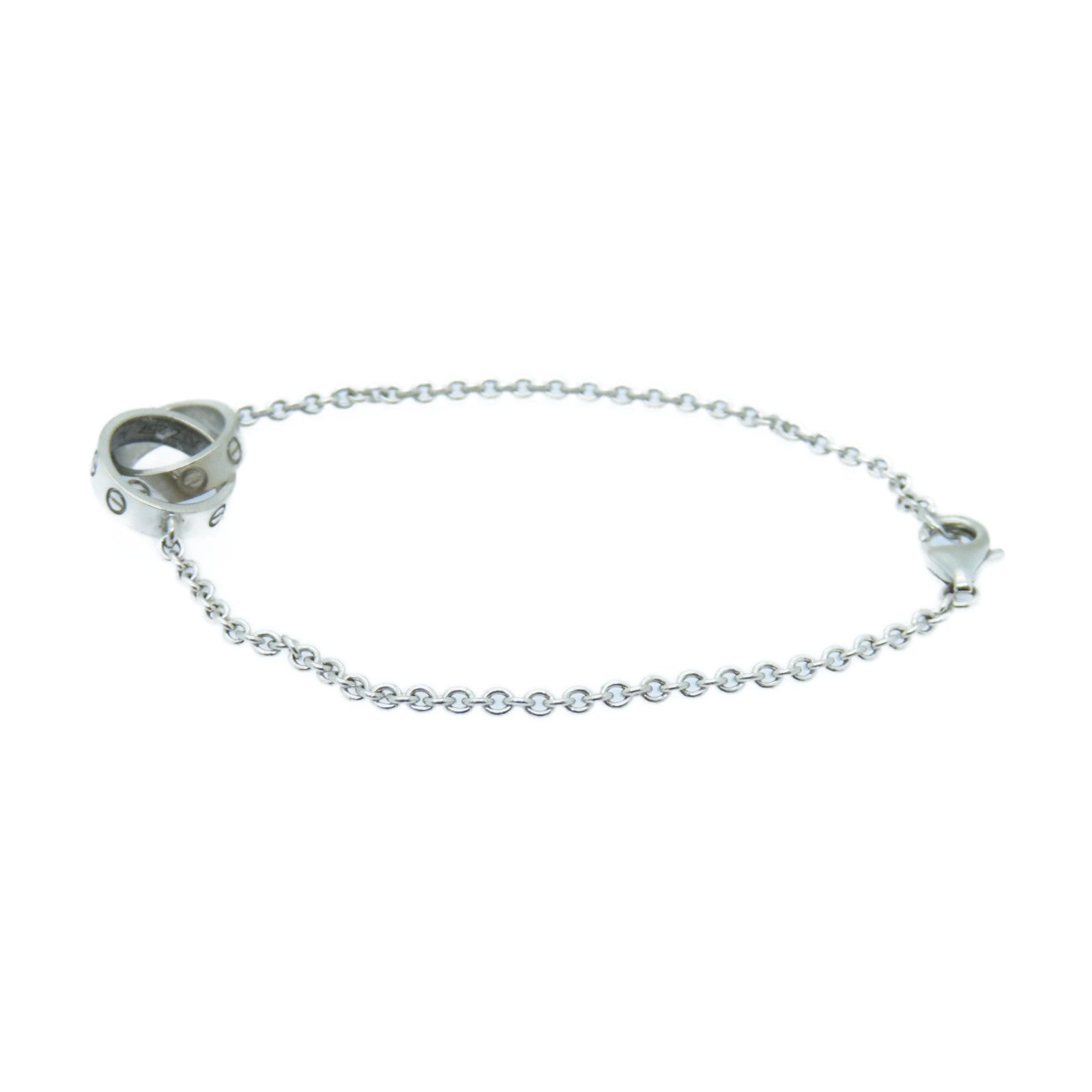 CARTIER 18K白金Baby Love Bracelet手鏈