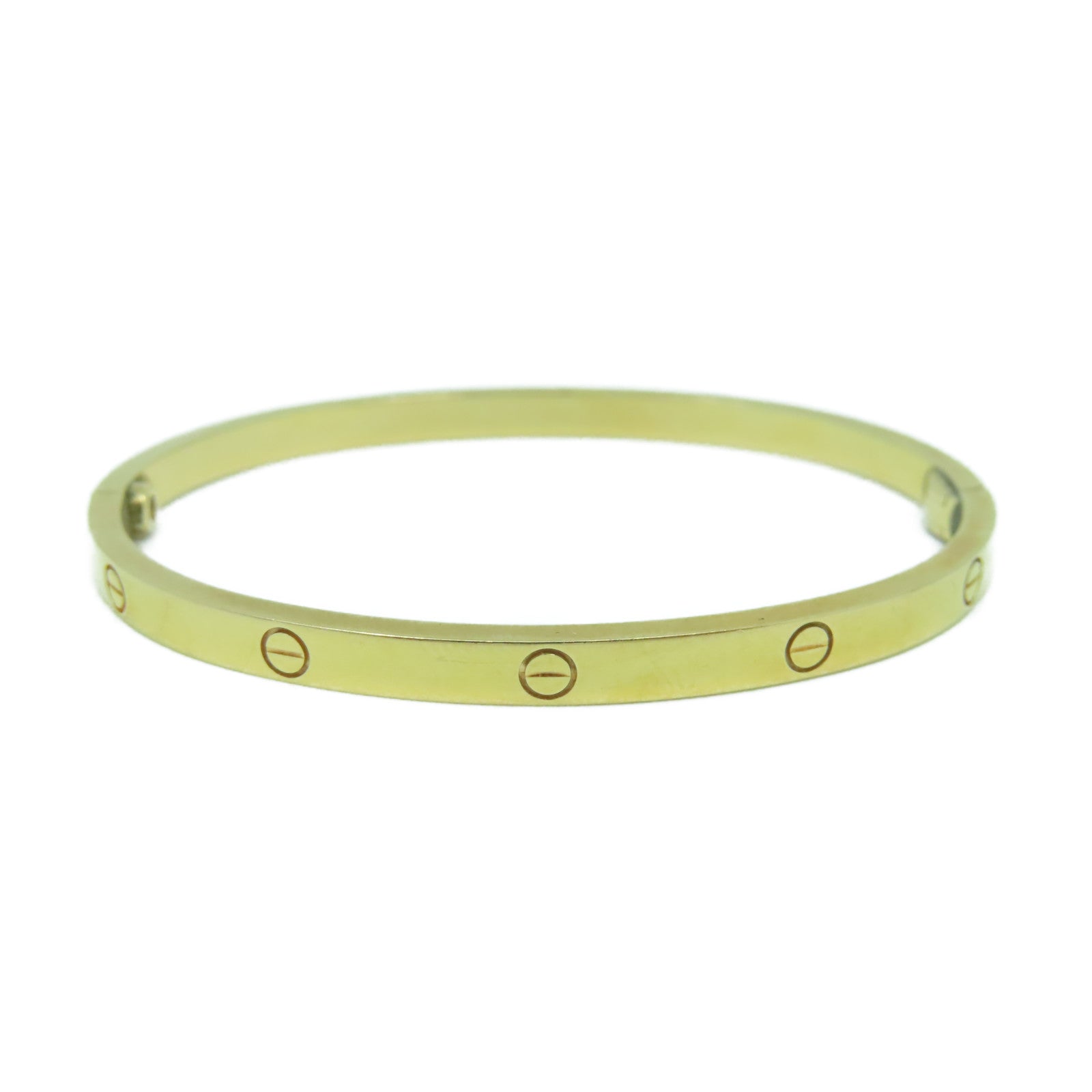 CARTIER 18K玫瑰金Mini Love Bangle手鐲Cartier#16/#15cm