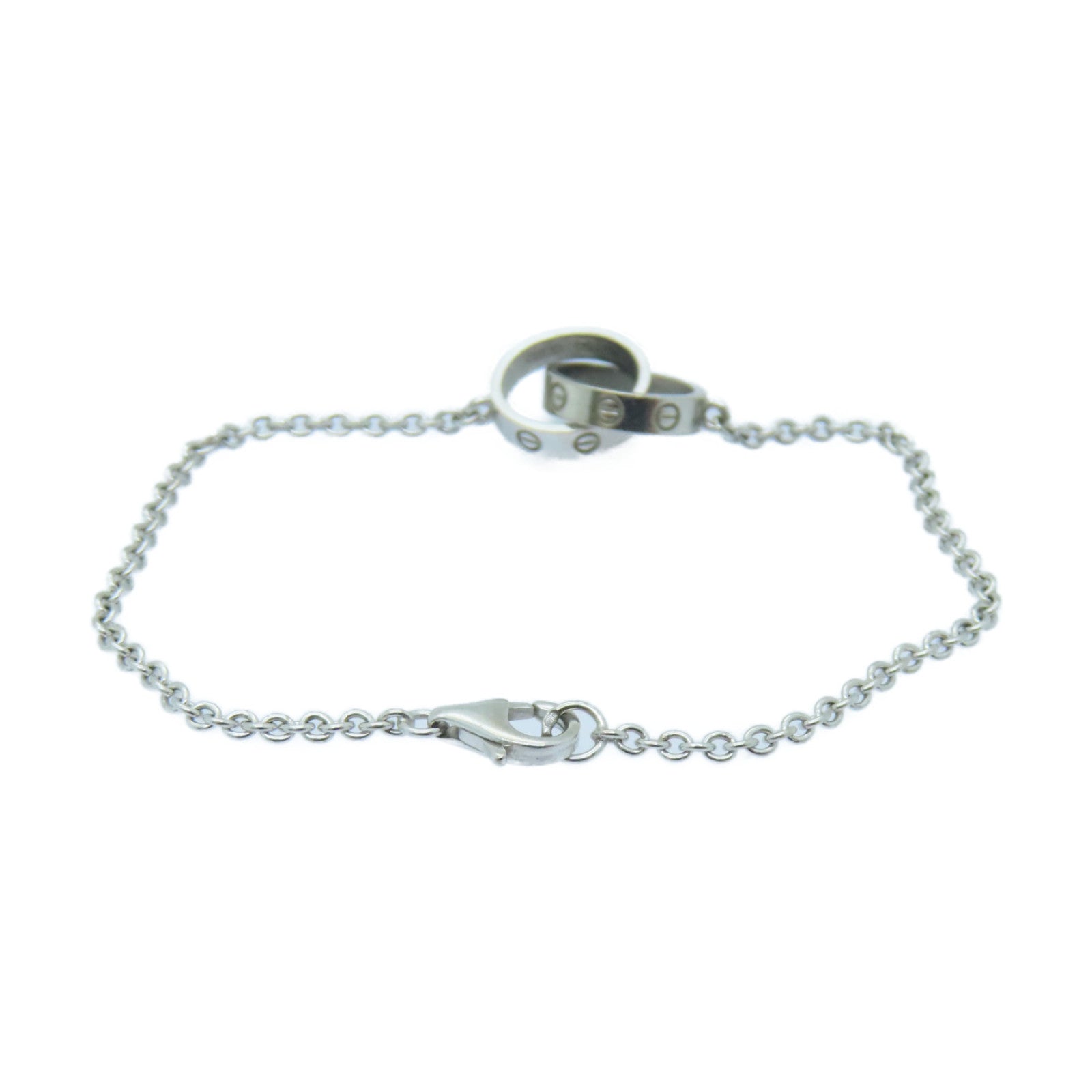 CARTIER 18K白金Baby Love Bracelet手鏈