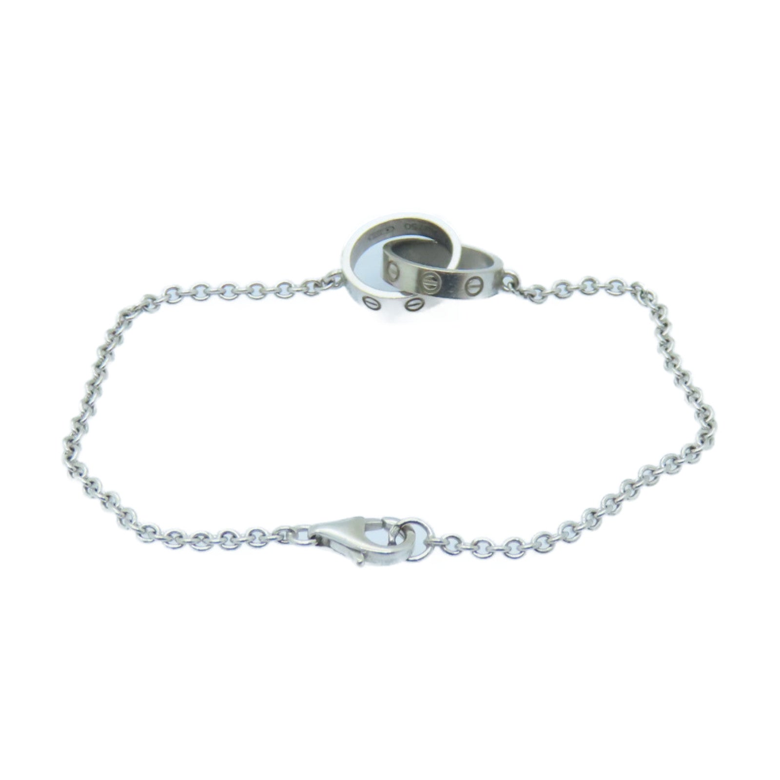 CARTIER 18K白金Baby Love Bracelet手鏈
