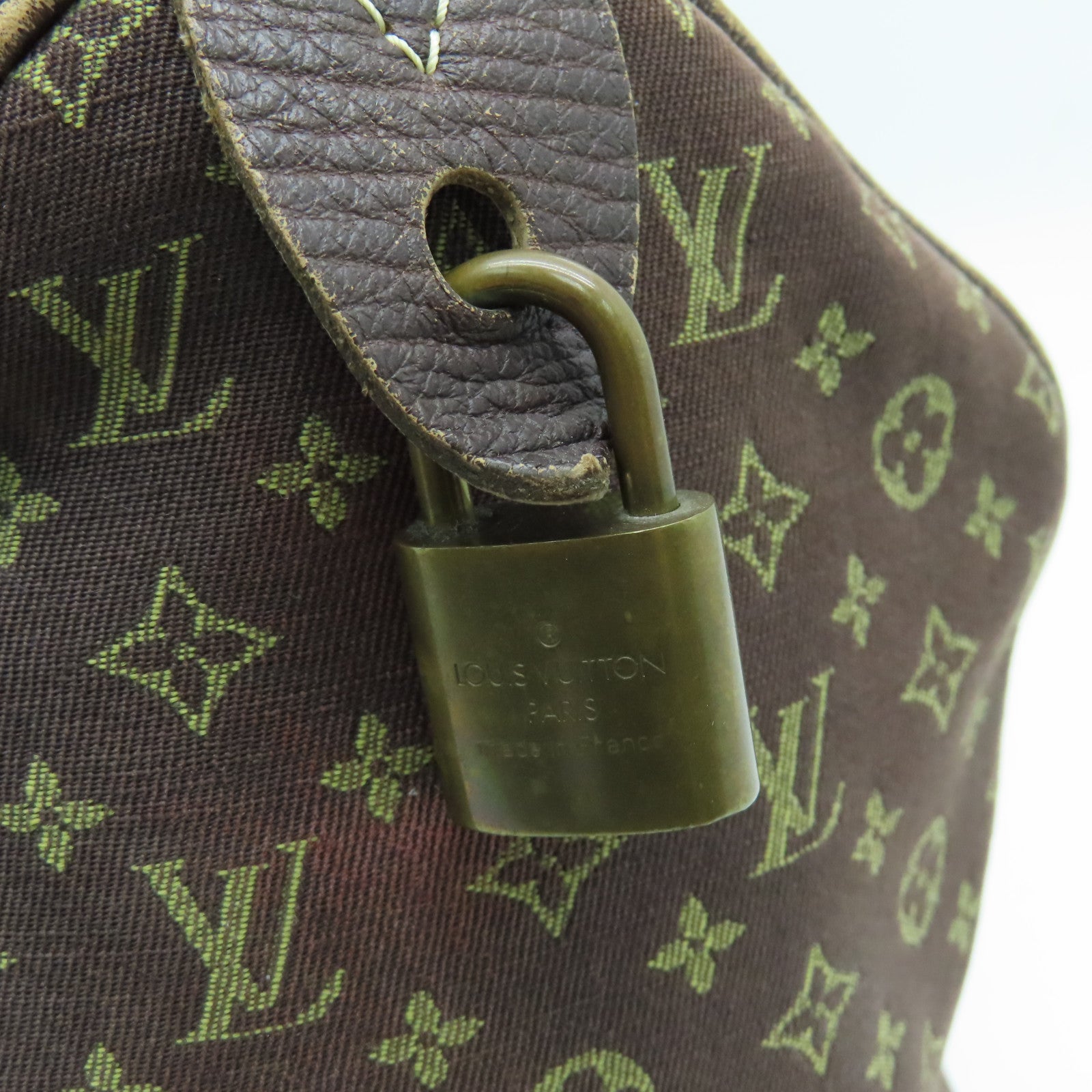 LOUIS VUITTON Monogram Mini Speedy 30金扣手挽袋啡色