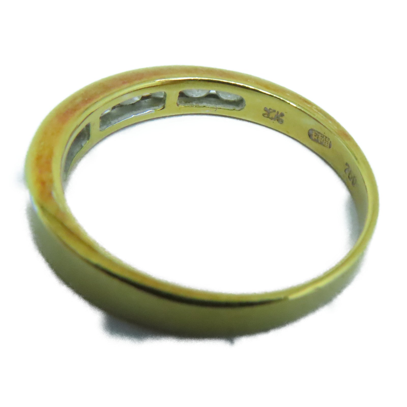 JEWELRY 18K Gold Diamond Ring0.30ct Diamond Ring US#5.5