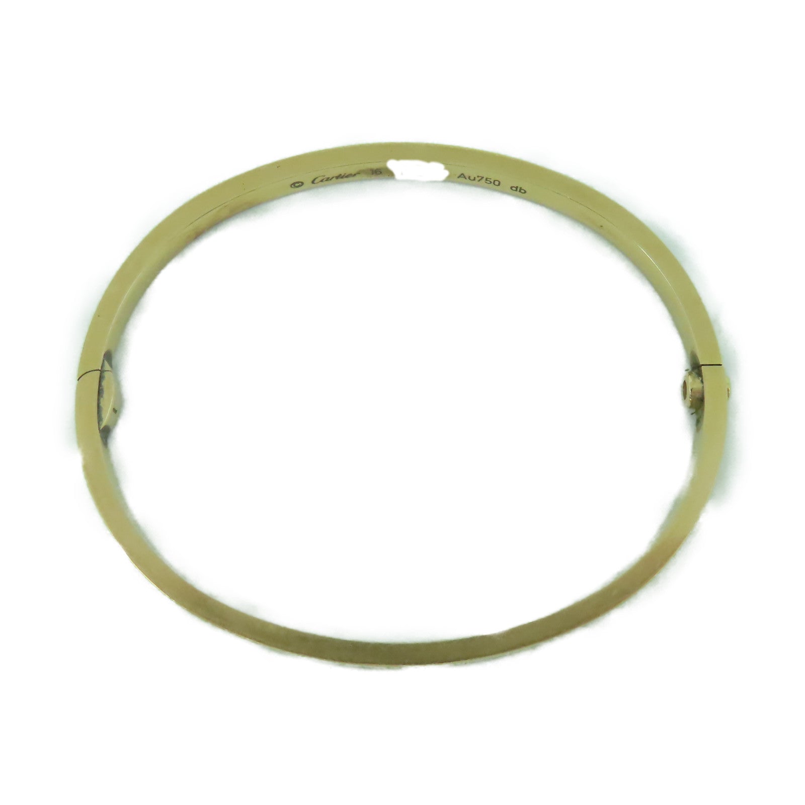 CARTIER 18K玫瑰金Mini Love Bangle手鐲Cartier#16/#15cm