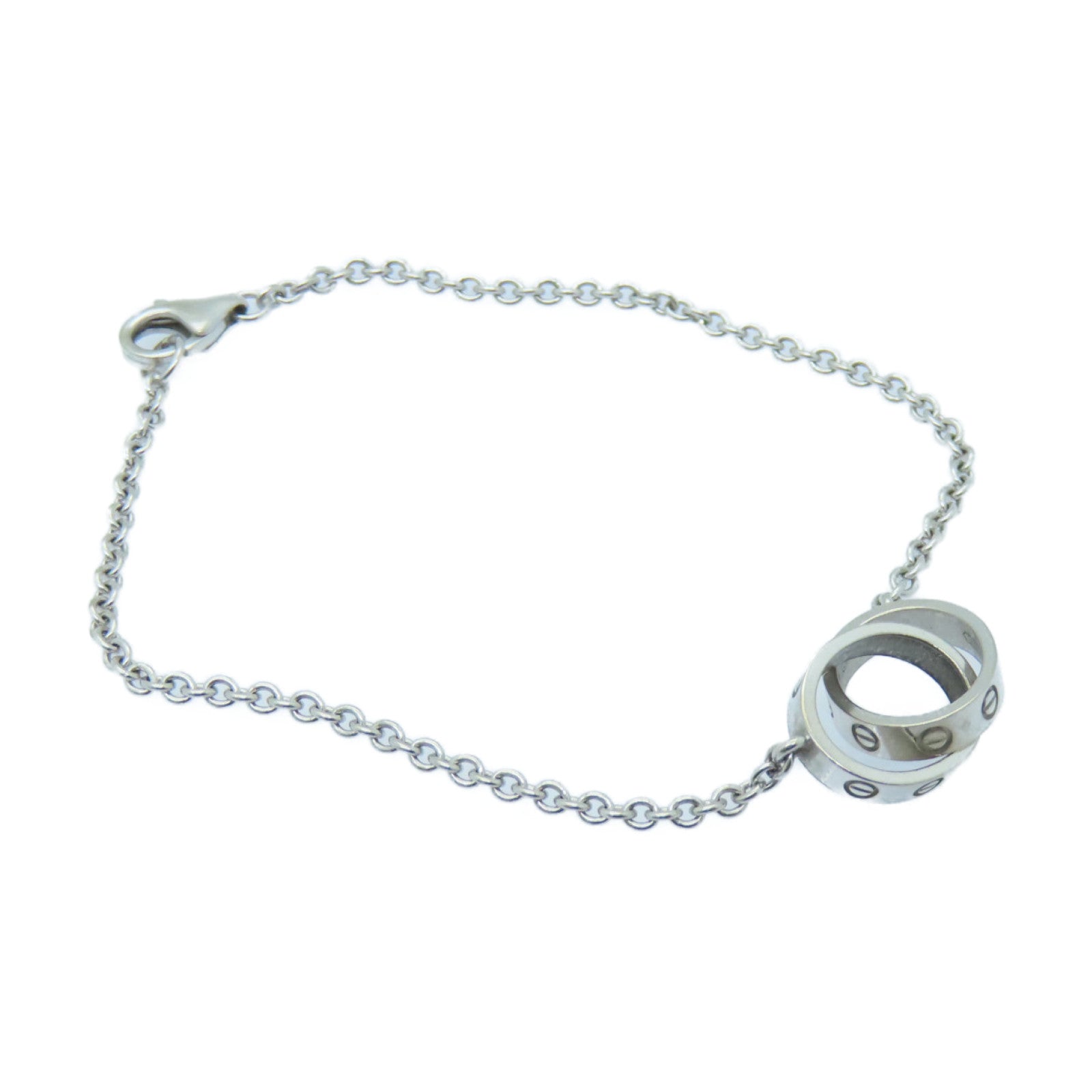 CARTIER 18K白金Baby Love Bracelet手鏈