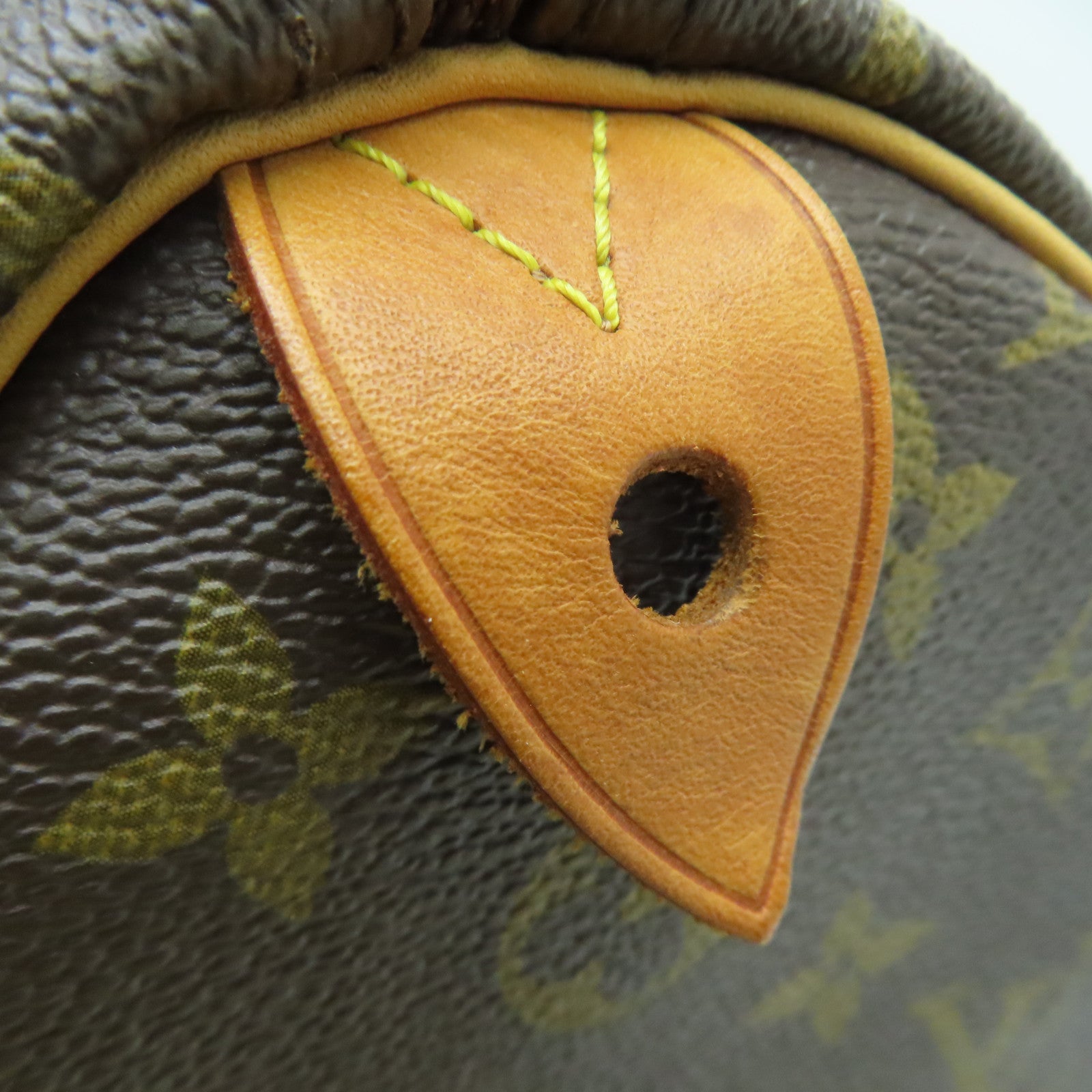 LOUIS VUITTON Monogram Speedy 35 My LV Heritage HandBag金扣手挽袋啡色