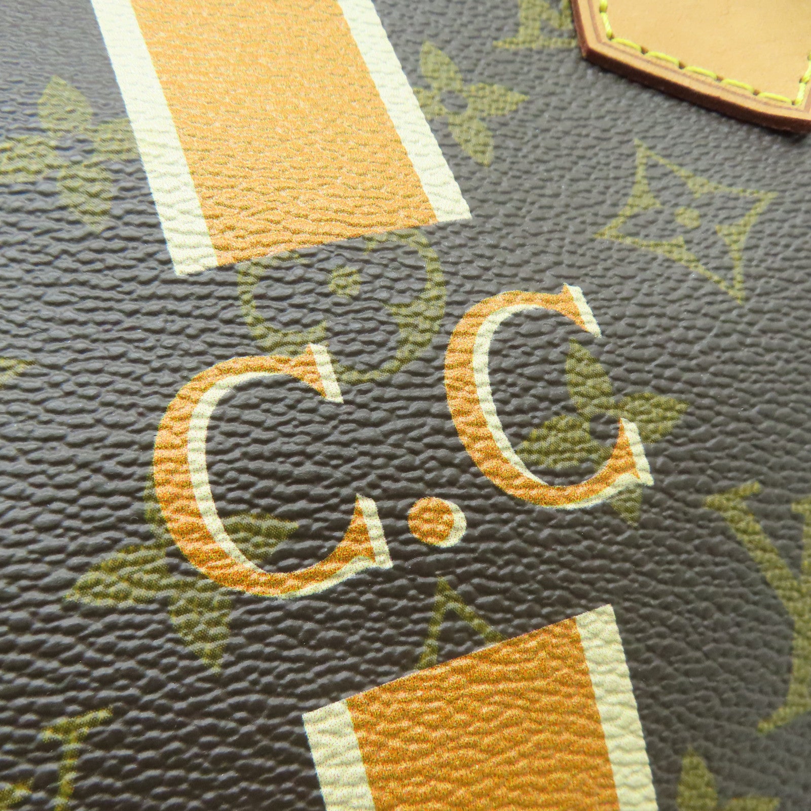 LOUIS VUITTON Monogram Speedy 35 My LV Heritage HandBag金扣手挽袋啡色
