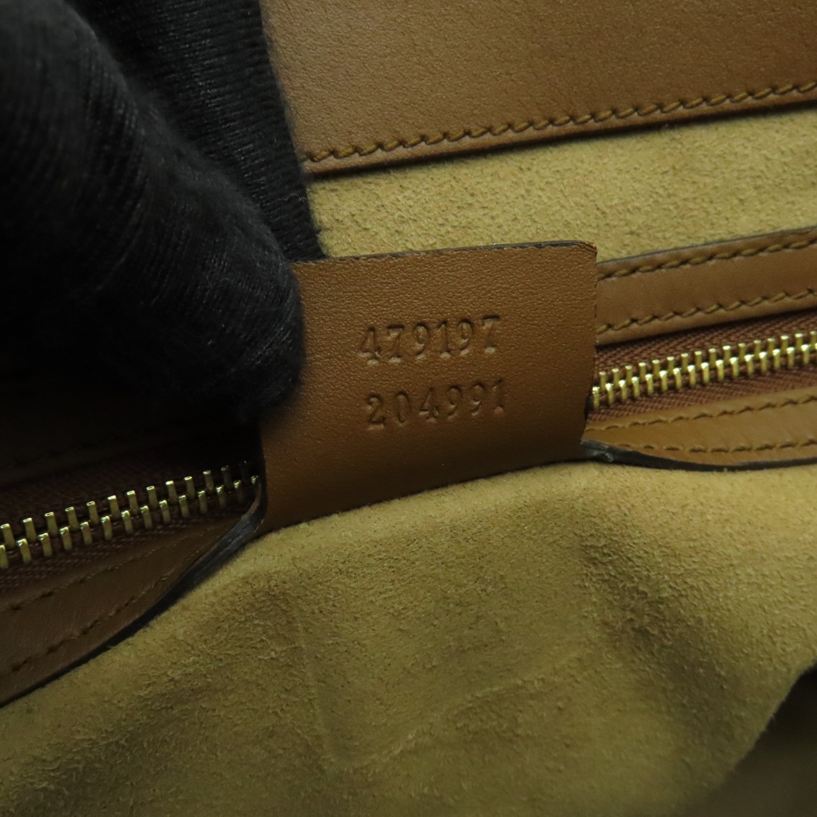 GUCCI 塗層帆布Chain Shoulder Bag金扣鏈帶肩背袋棕色