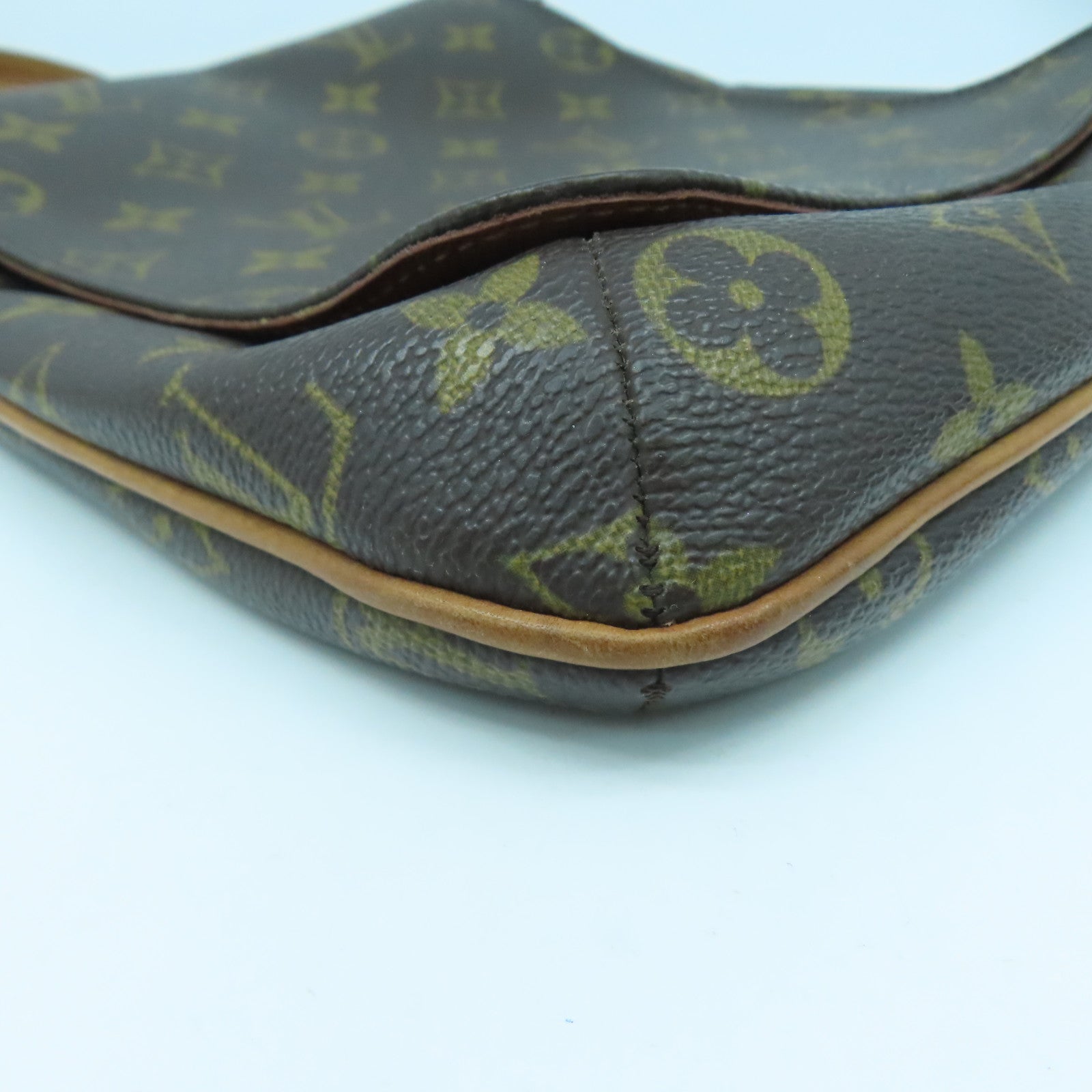 LOUIS VUITTON Monogram Musette Salsa Long金扣肩背袋啡色