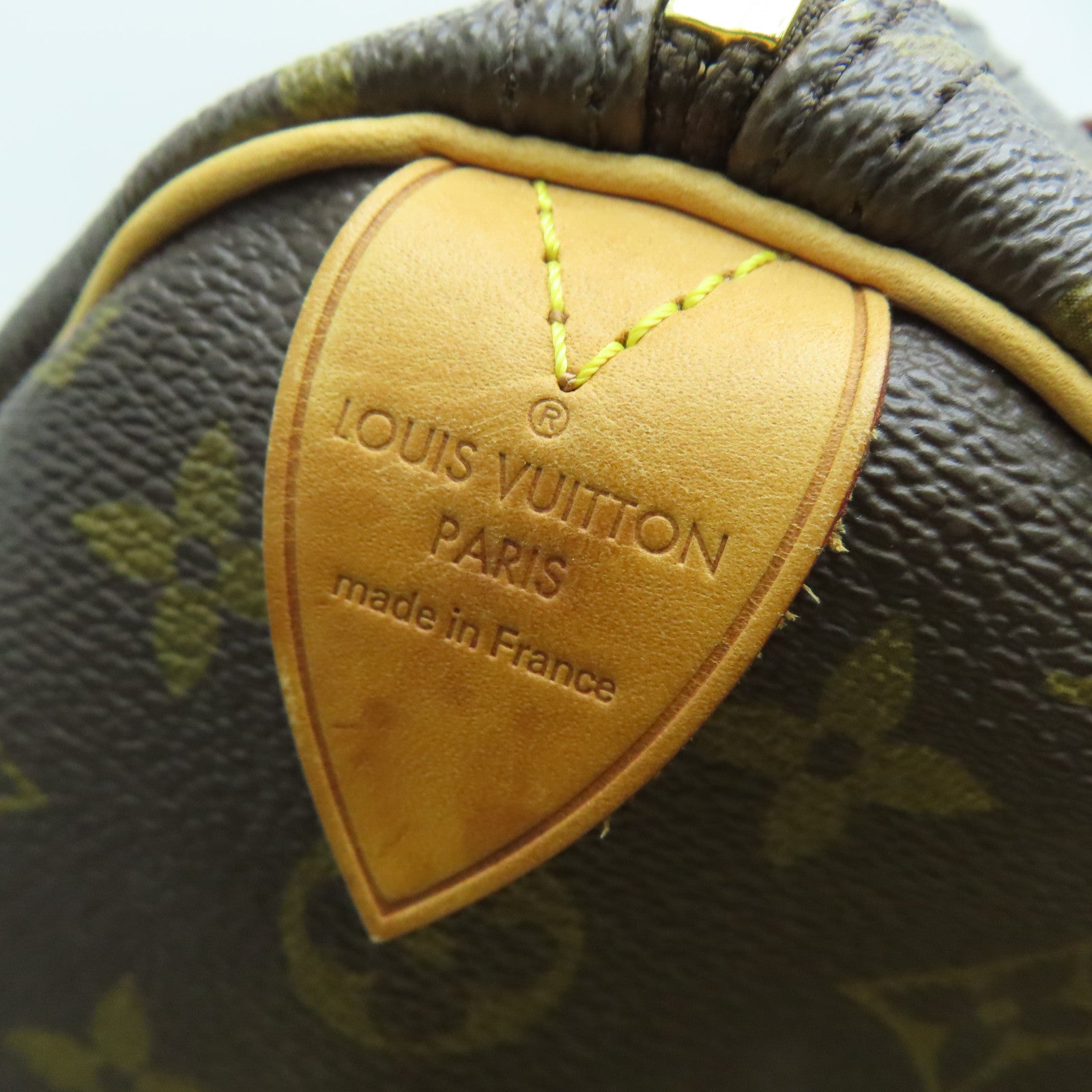 LOUIS VUITTON Monogram Speedy 35 My LV Heritage HandBag金扣手挽袋啡色