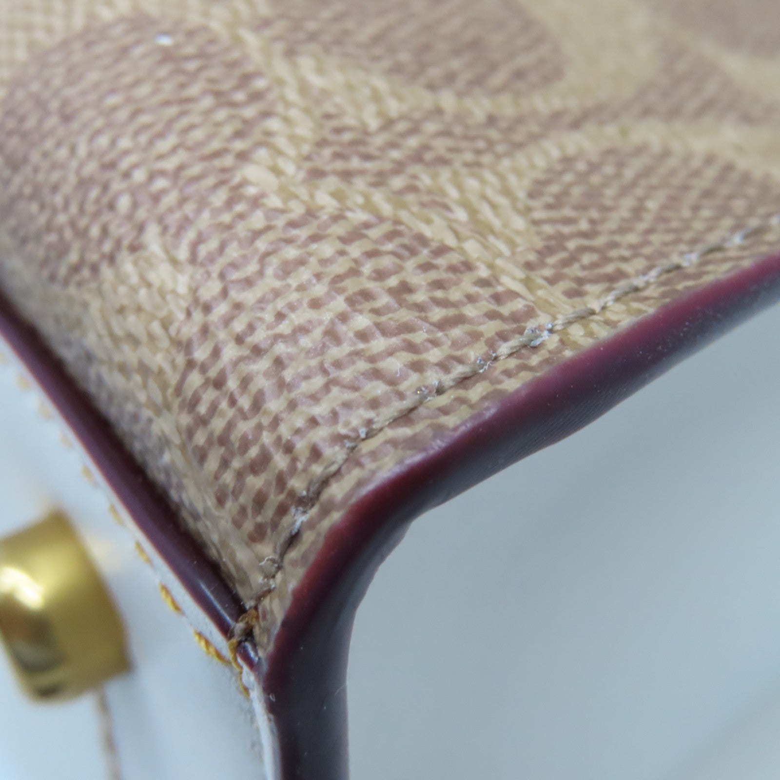 COACH Coated Leather 2way Shoulder Bag Gold Buckle Handle Shoulder Bag Brown/Beige
