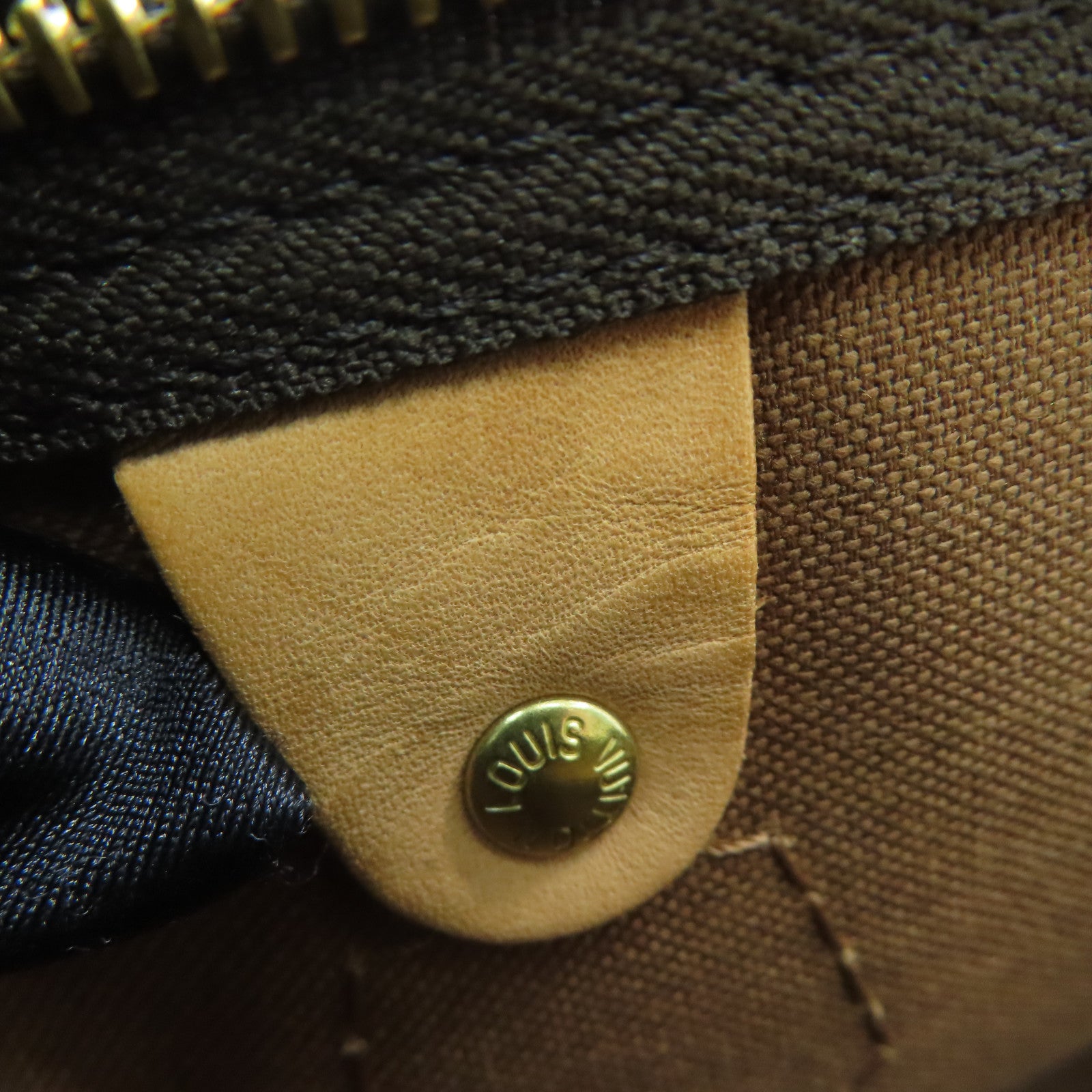 LOUIS VUITTON Monogram Speedy 35 My LV Heritage HandBag金扣手挽袋啡色