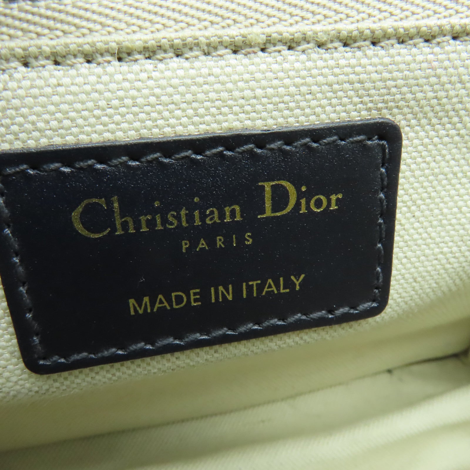 Dior 帆布Dior Addict Oblique金扣肩背袋藍色