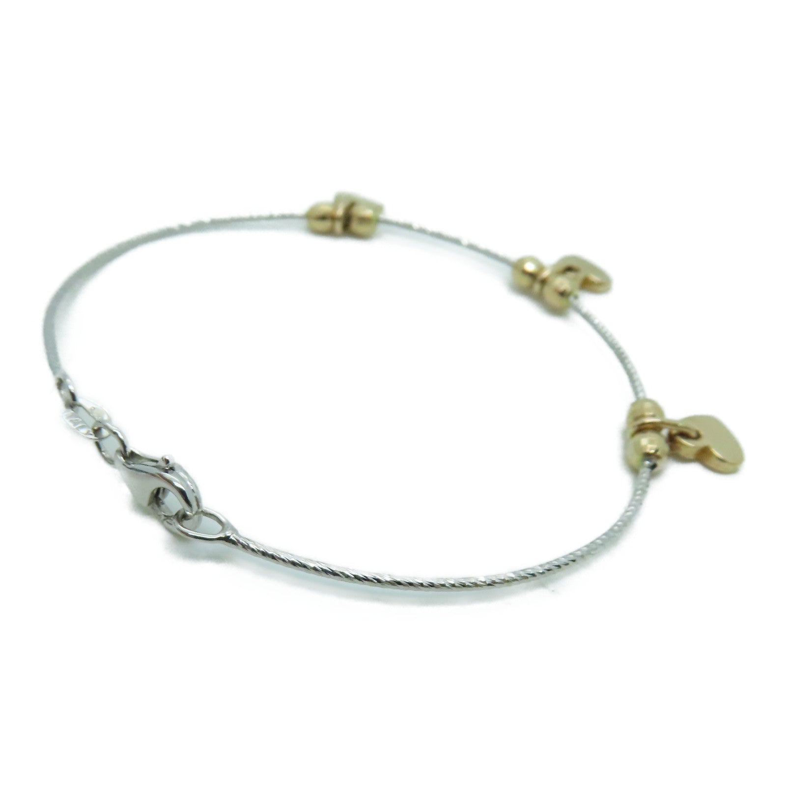 JEWELRY 18K White Gold/Gold Bangle Bangle