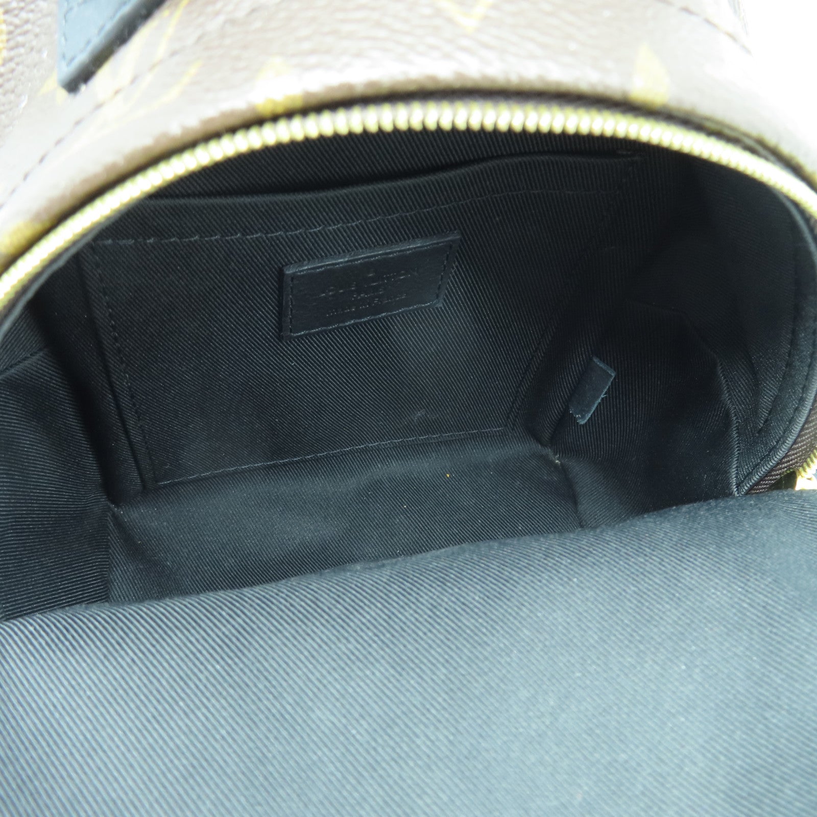 LOUIS VUITTON Monogram Palm Springs Mini金扣背包棕色
