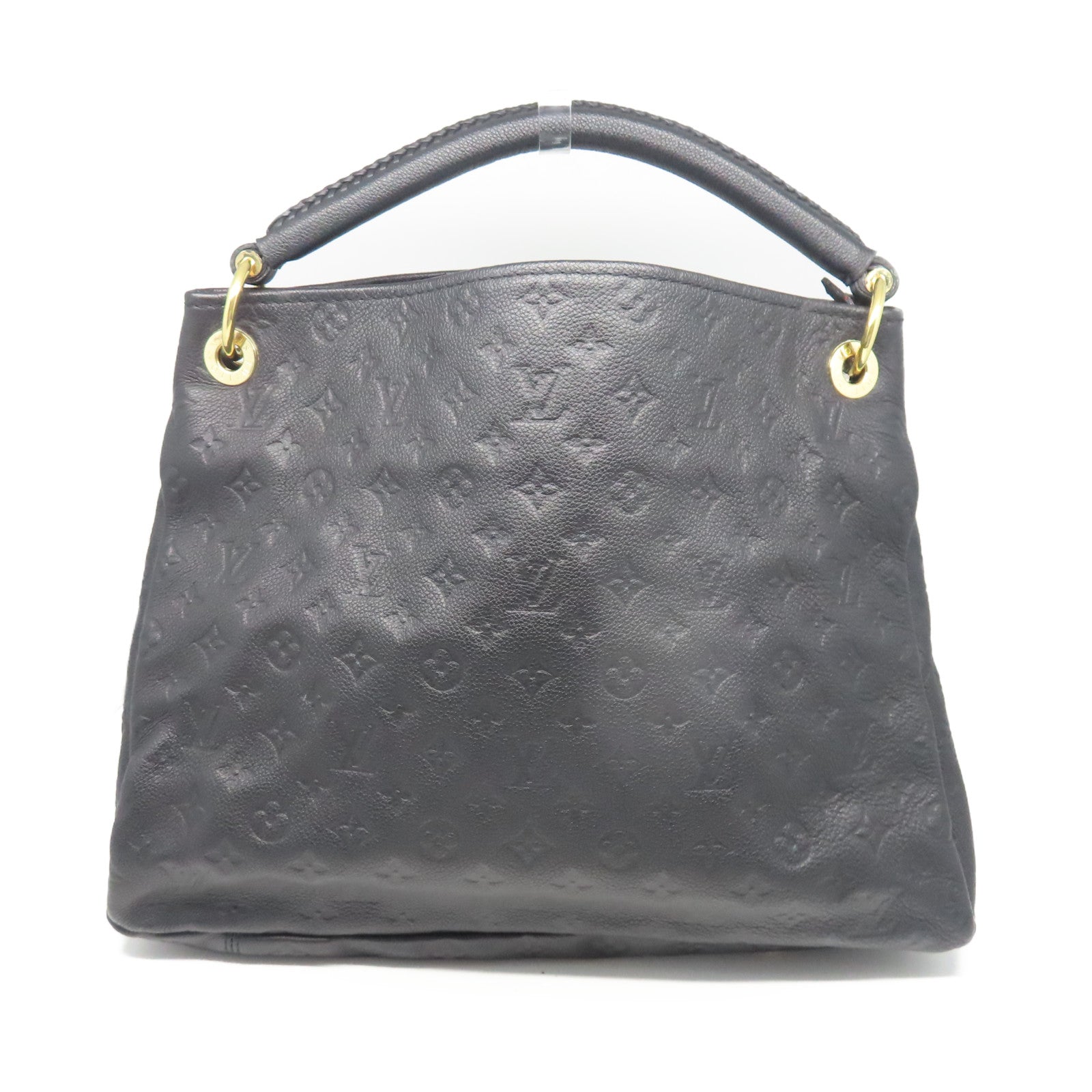 LOUIS VUITTON 【激減優惠】牛皮皮革Artsy金扣手挽袋黑色