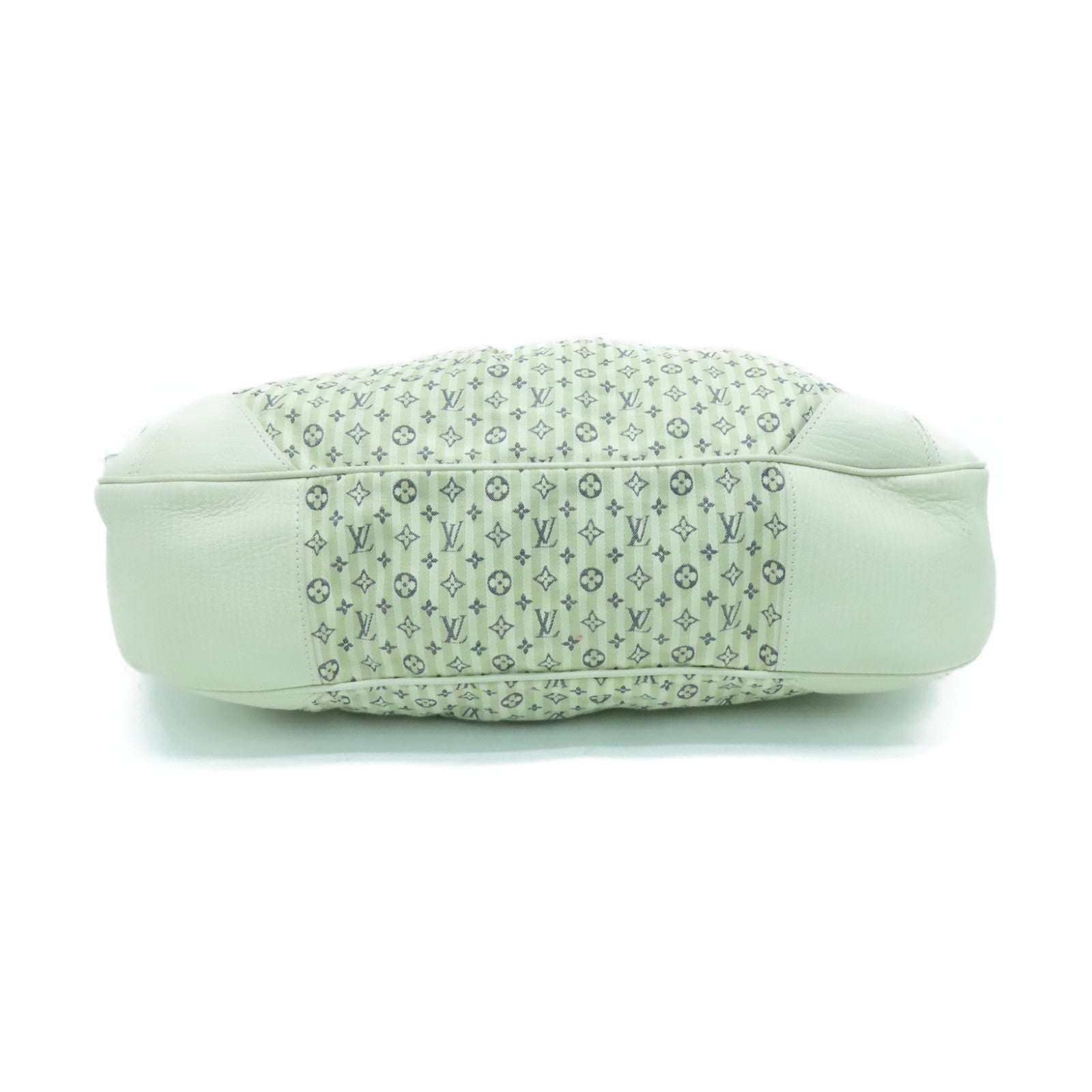 LOUIS VUITTON Monogram Mini Lin Marina GM金扣手挽肩背兩用袋白色