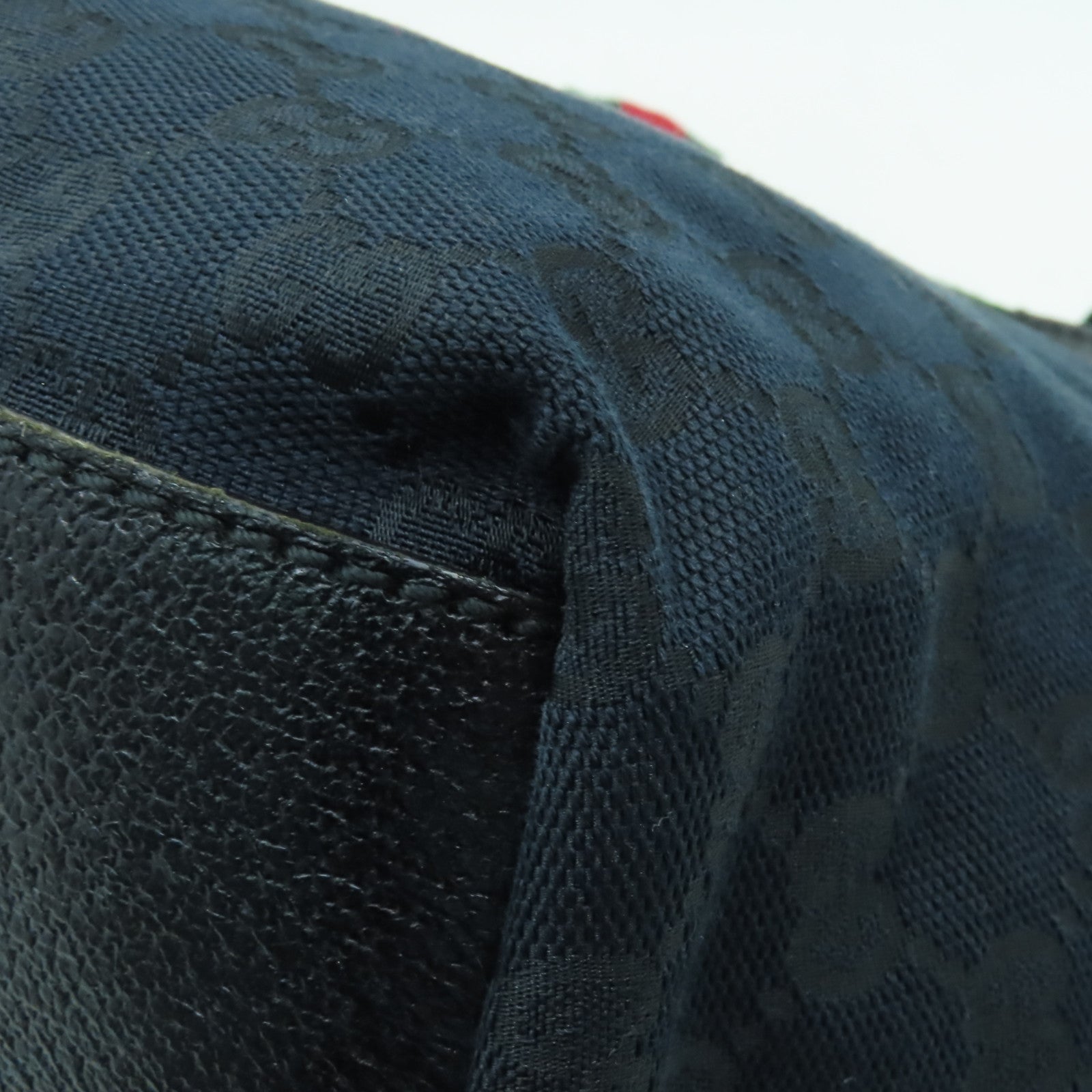 GUCCI 帆布Shoulder Bag肩背袋黒色