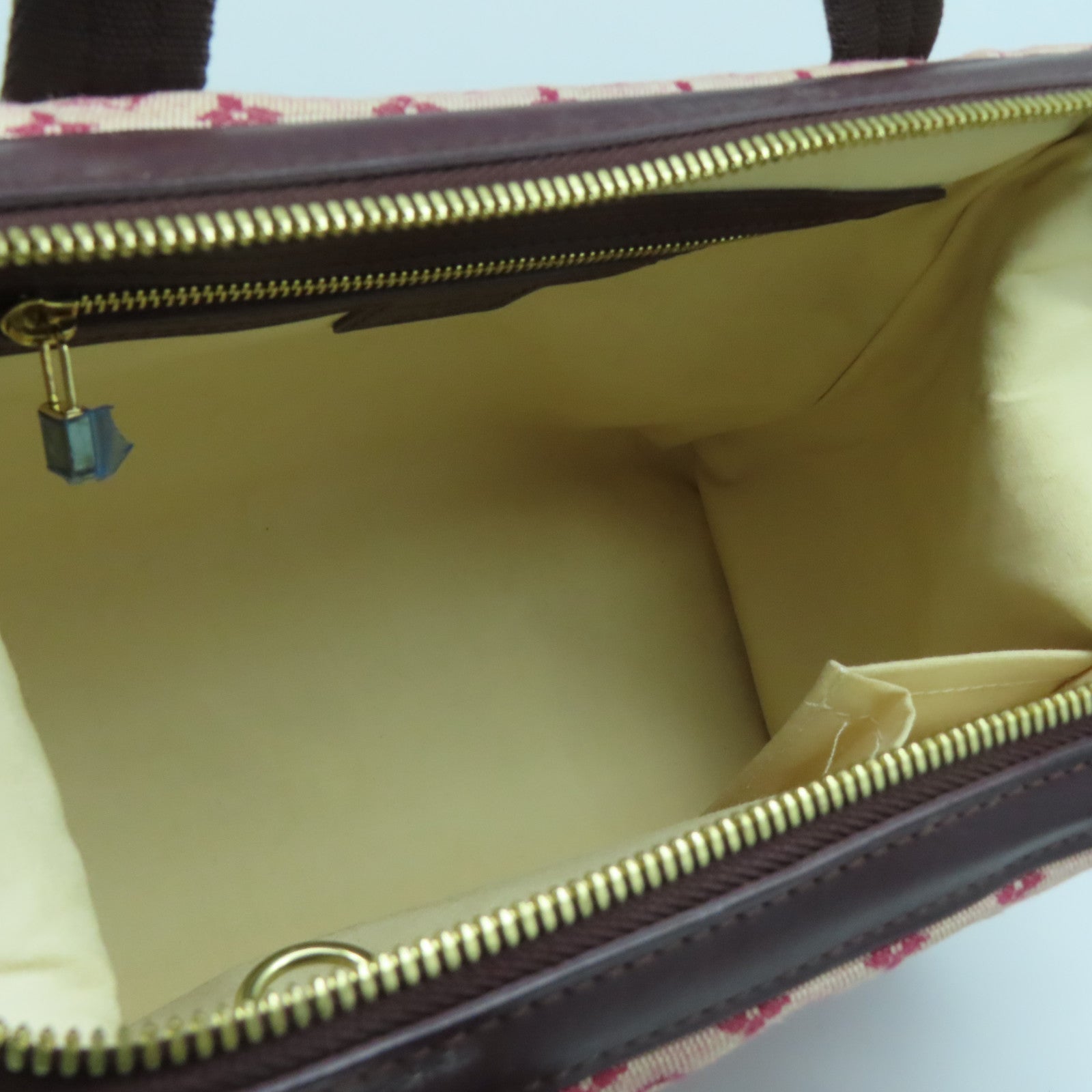 LOUIS VUITTON Monogram Mini Josephine PM金扣肩背袋酒红色