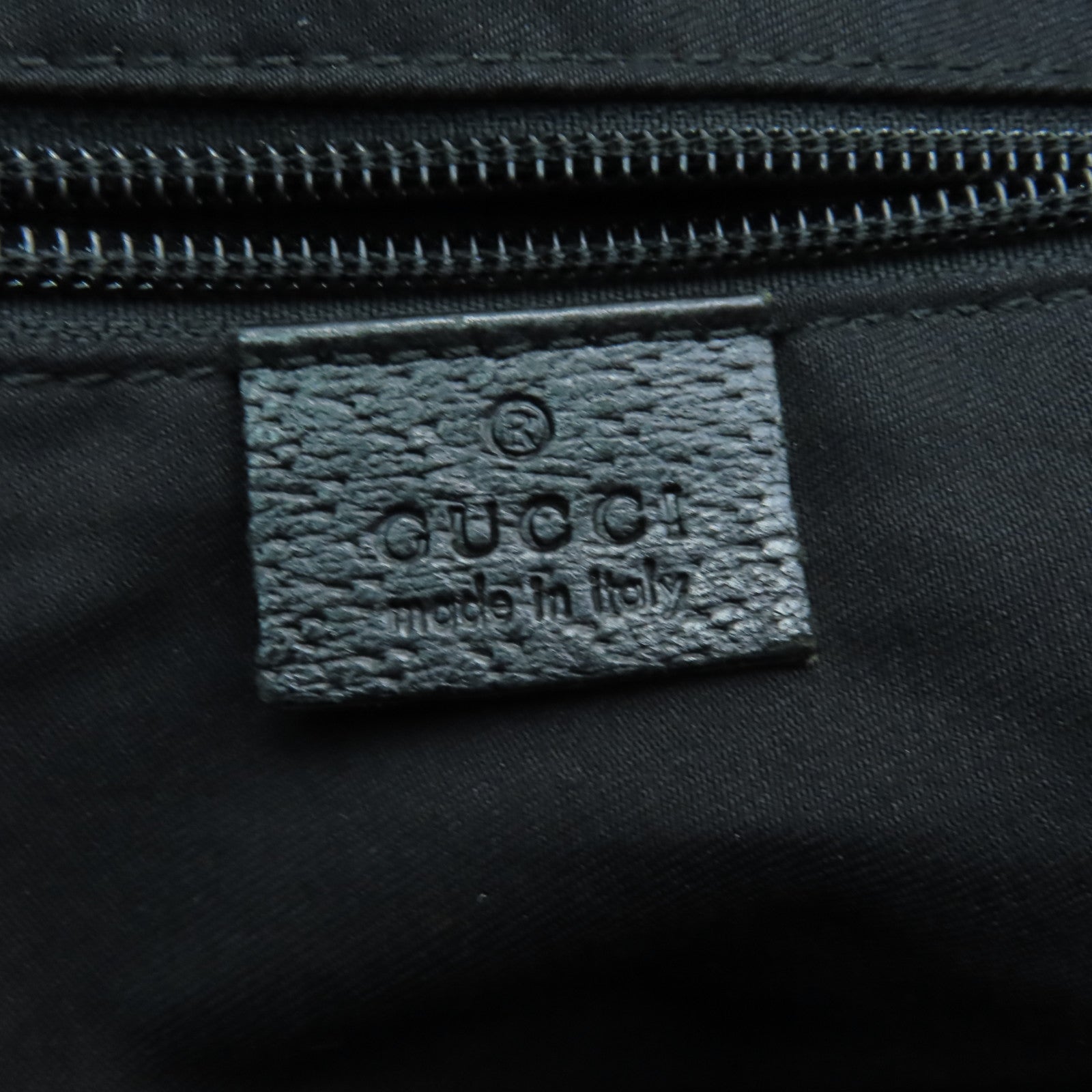 GUCCI 帆布Shoulder Bag肩背袋黒色
