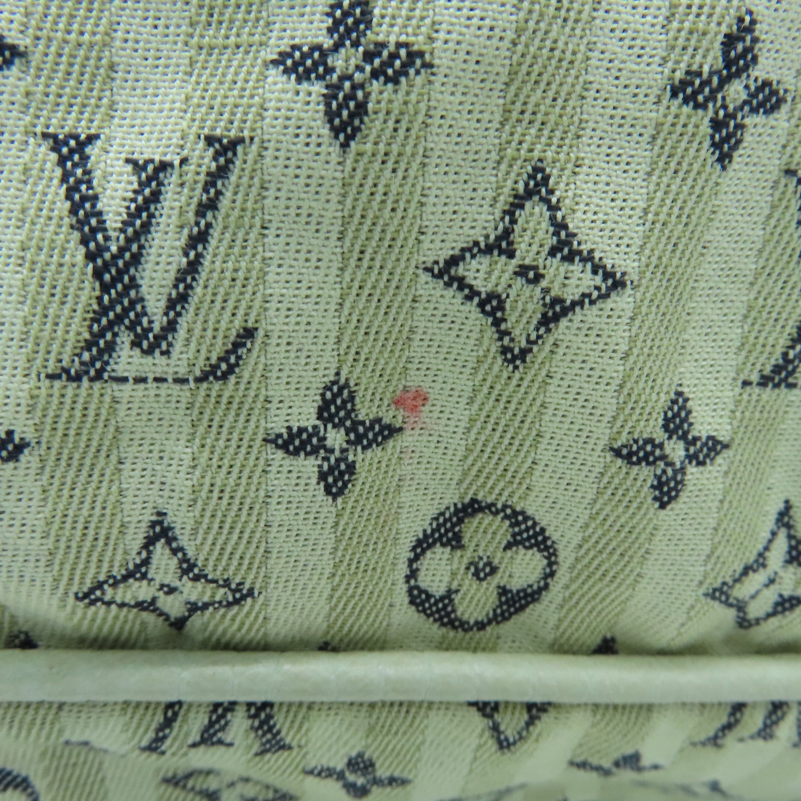 LOUIS VUITTON Monogram Mini Lin Marina GM金扣手挽肩背兩用袋白色