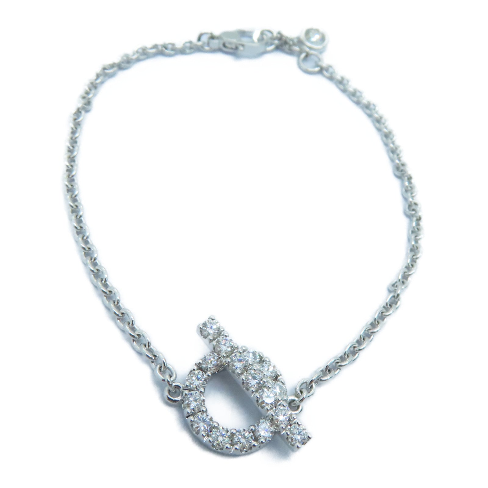 HERMES 【激減優惠】18K白金Finess Bracelet 0.55ct鑽石手錬