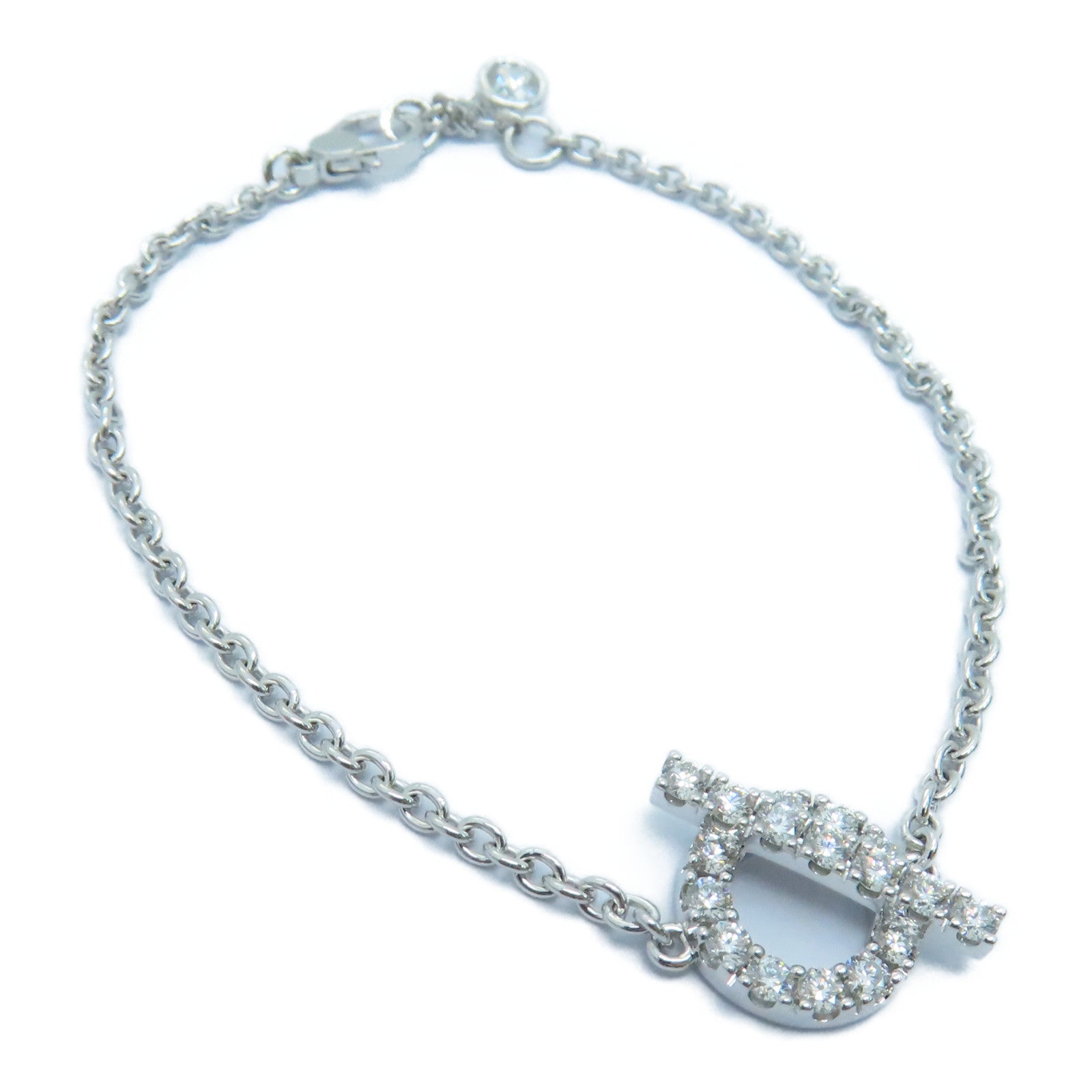 HERMES 【激減優惠】18K白金Finess Bracelet 0.55ct鑽石手錬
