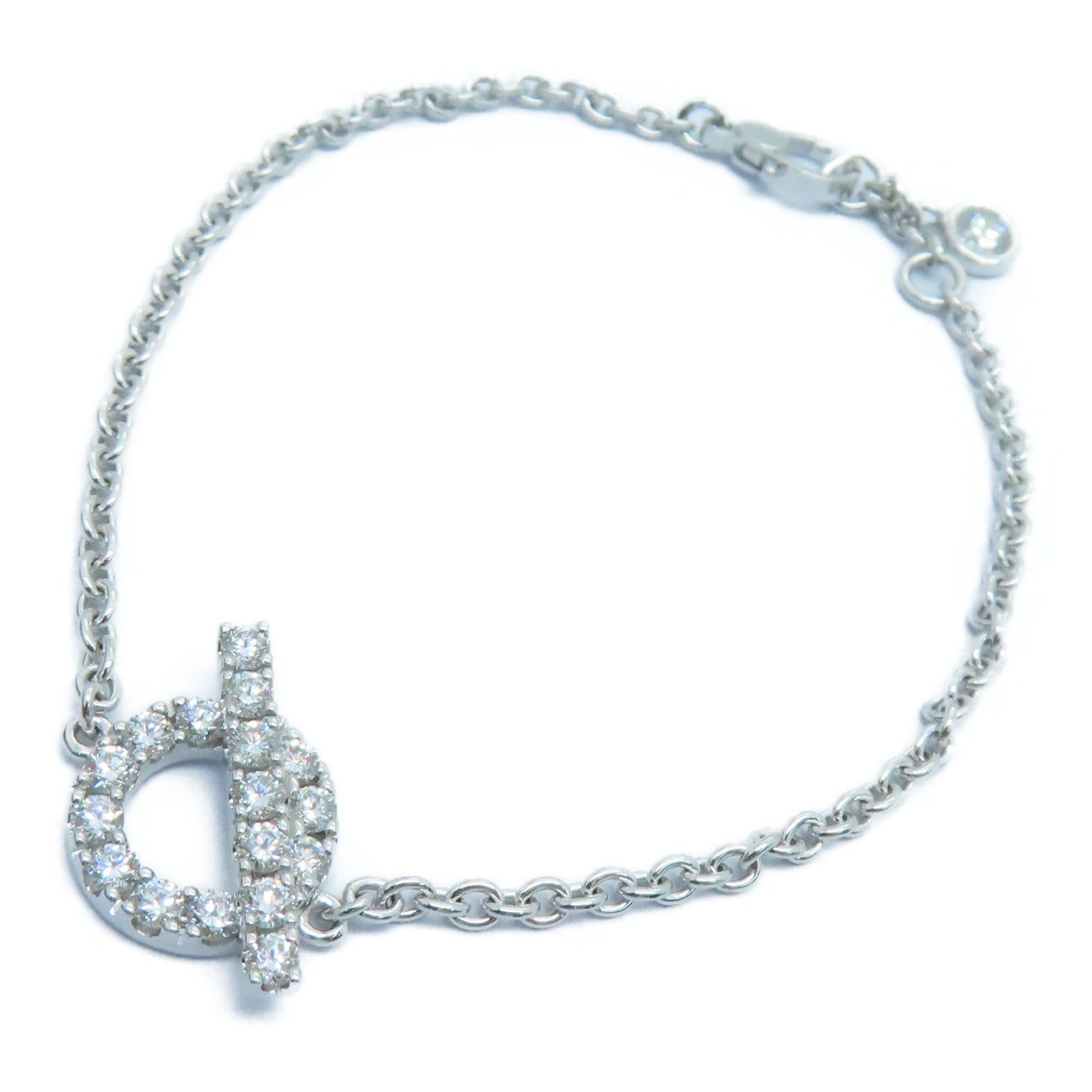HERMES 【激減優惠】18K白金Finess Bracelet 0.55ct鑽石手錬