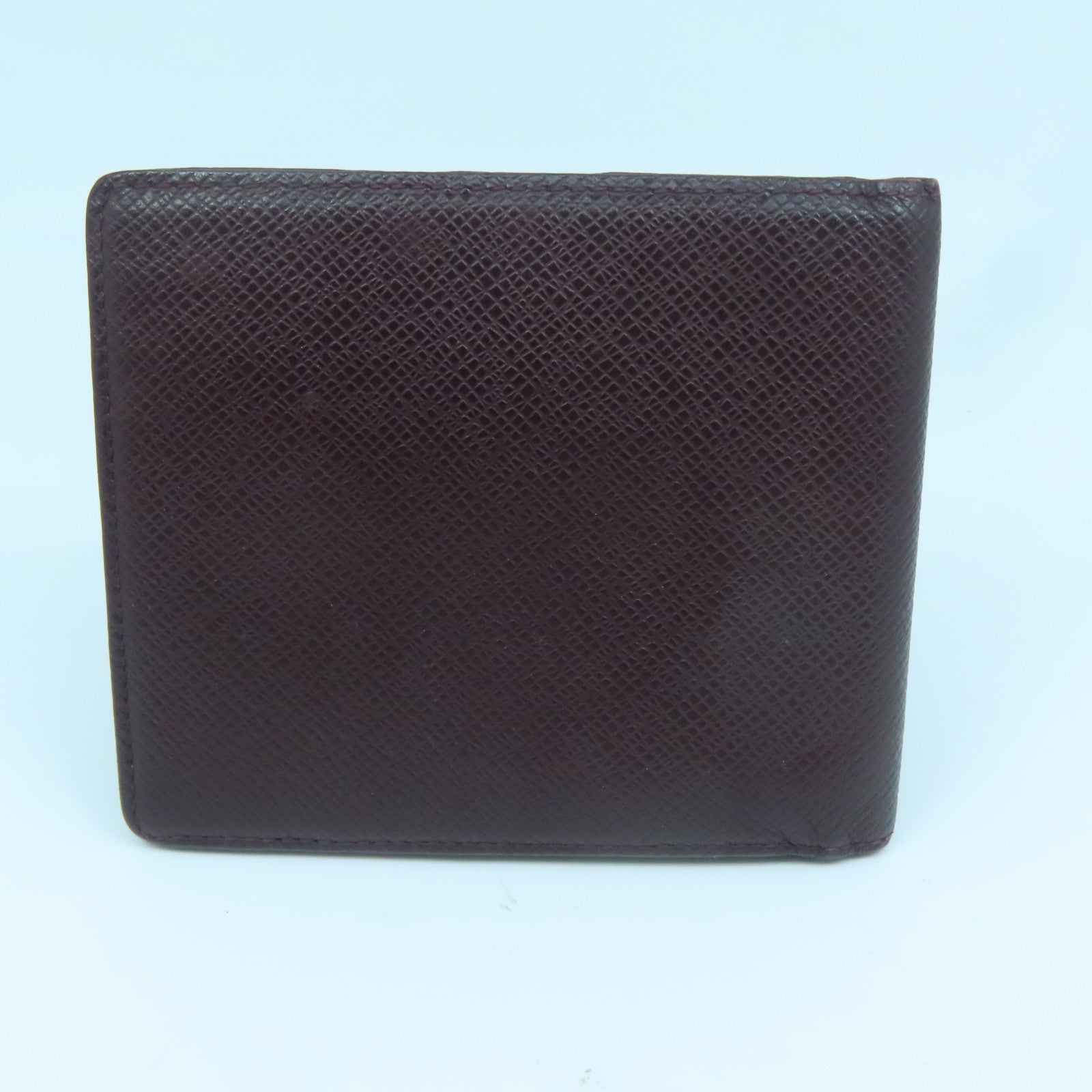 LOUIS VUITTON Taiga Wallet钱包酒红色