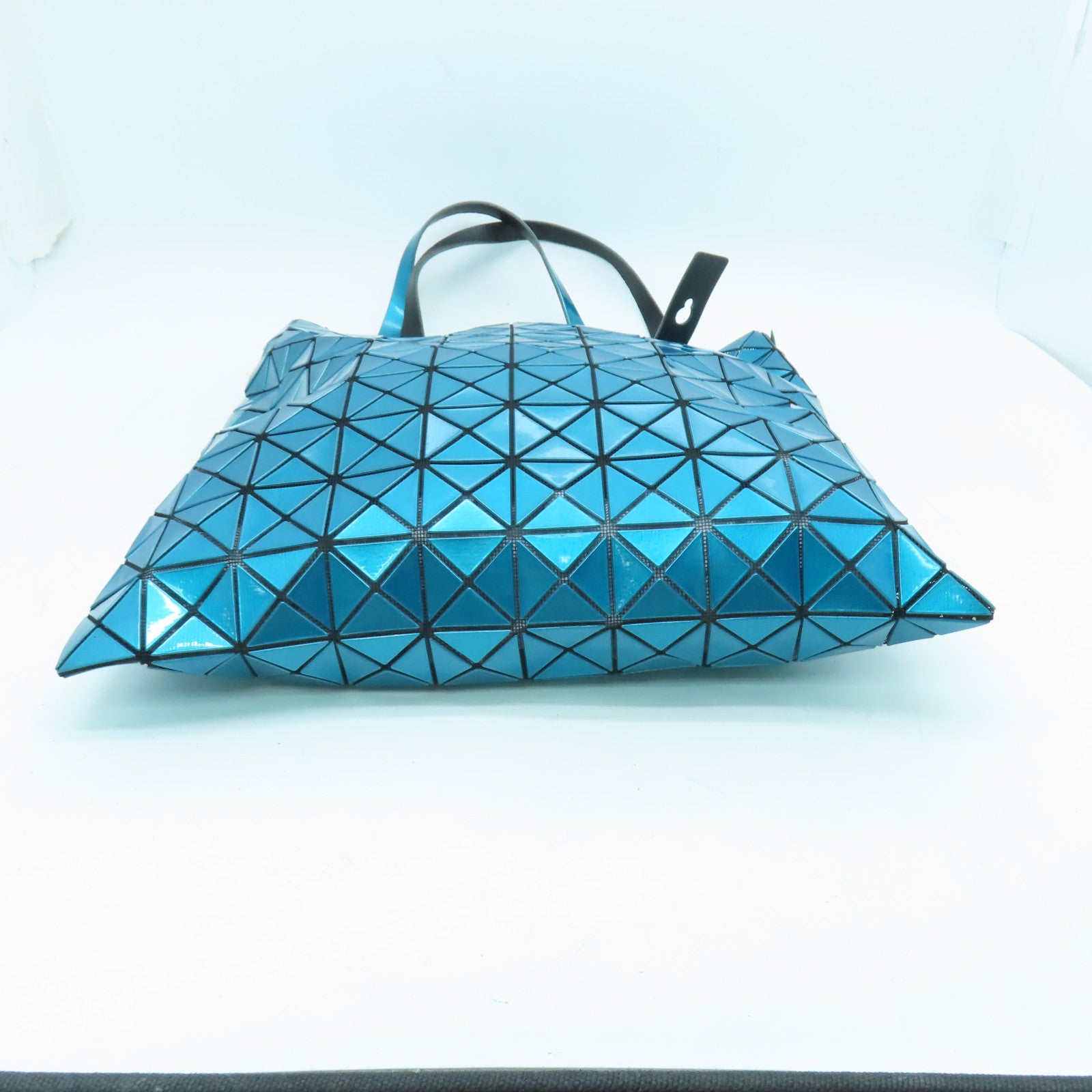 SELECTION PVC Baobao銀扣手挽袋藍色