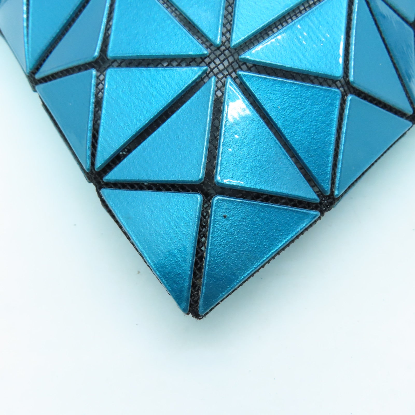 SELECTION PVC Baobao銀扣手挽袋藍色