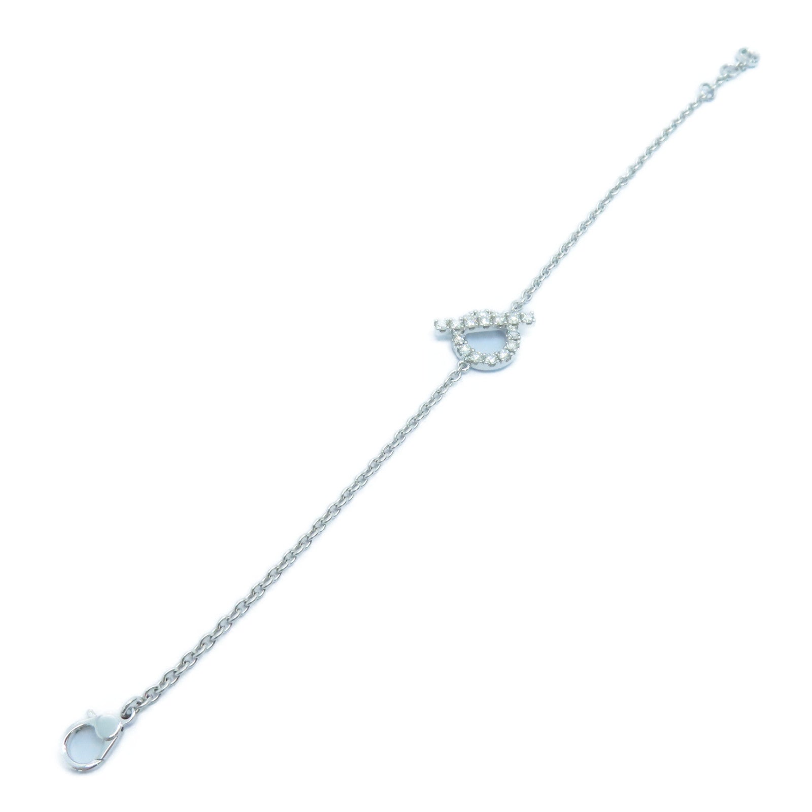 HERMES 【激減優惠】18K白金Finess Bracelet 0.55ct鑽石手錬
