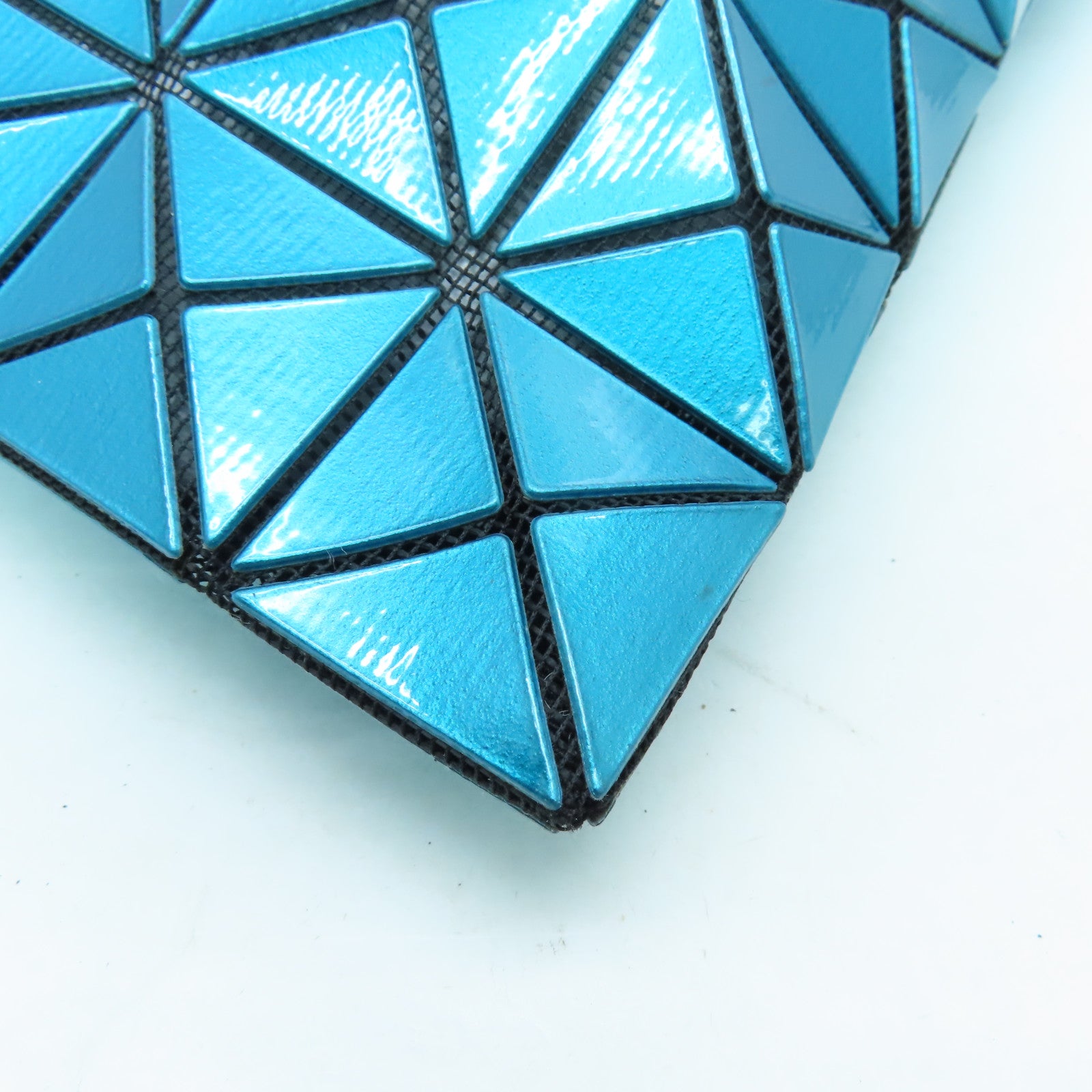 SELECTION PVC Baobao銀扣手挽袋藍色