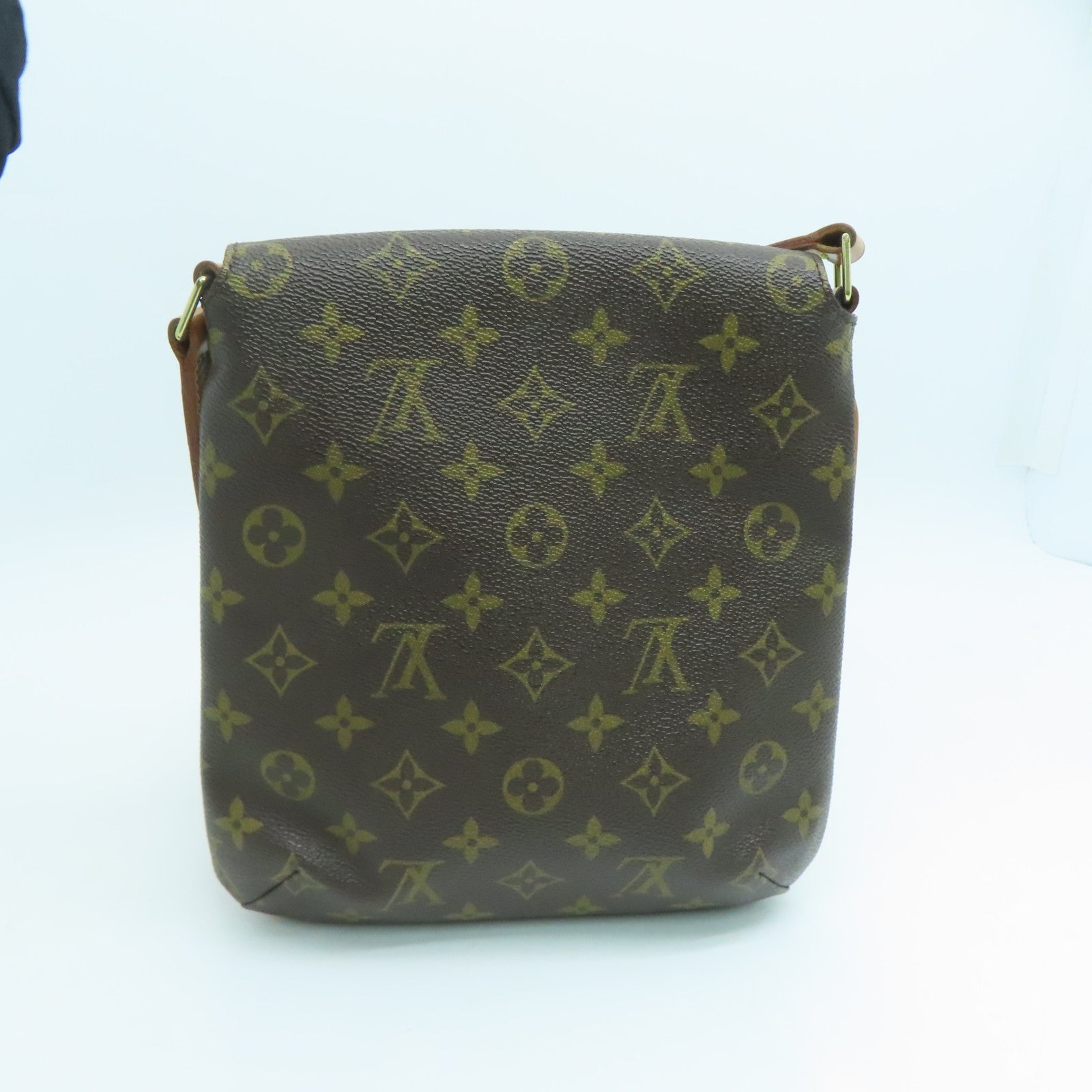 LOUIS VUITTON Monogram Musette Salsa金扣肩背袋啡色
