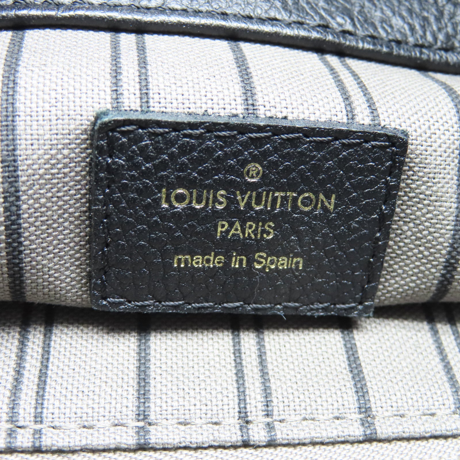 LOUIS VUITTON 【激減優惠】牛皮皮革Artsy金扣手挽袋黑色