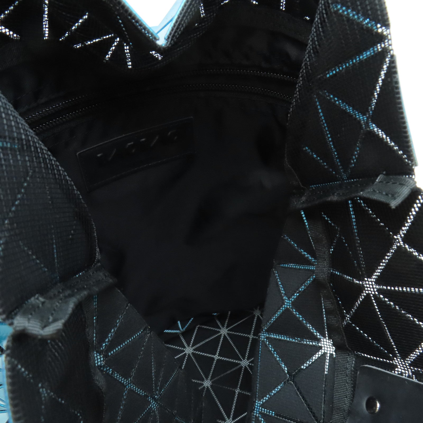 SELECTION PVC Baobao銀扣手挽袋藍色