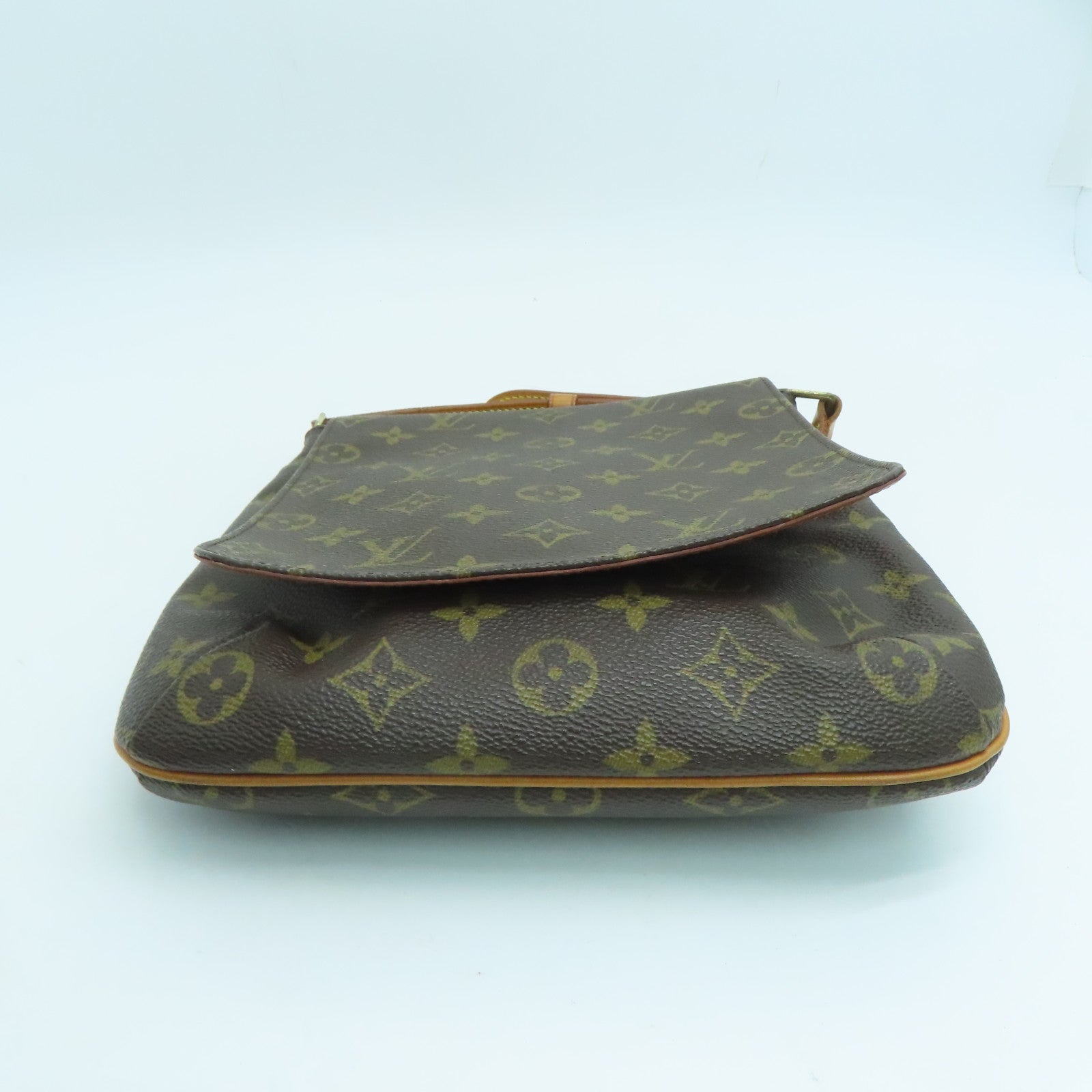 LOUIS VUITTON Monogram Musette Salsa金扣肩背袋啡色