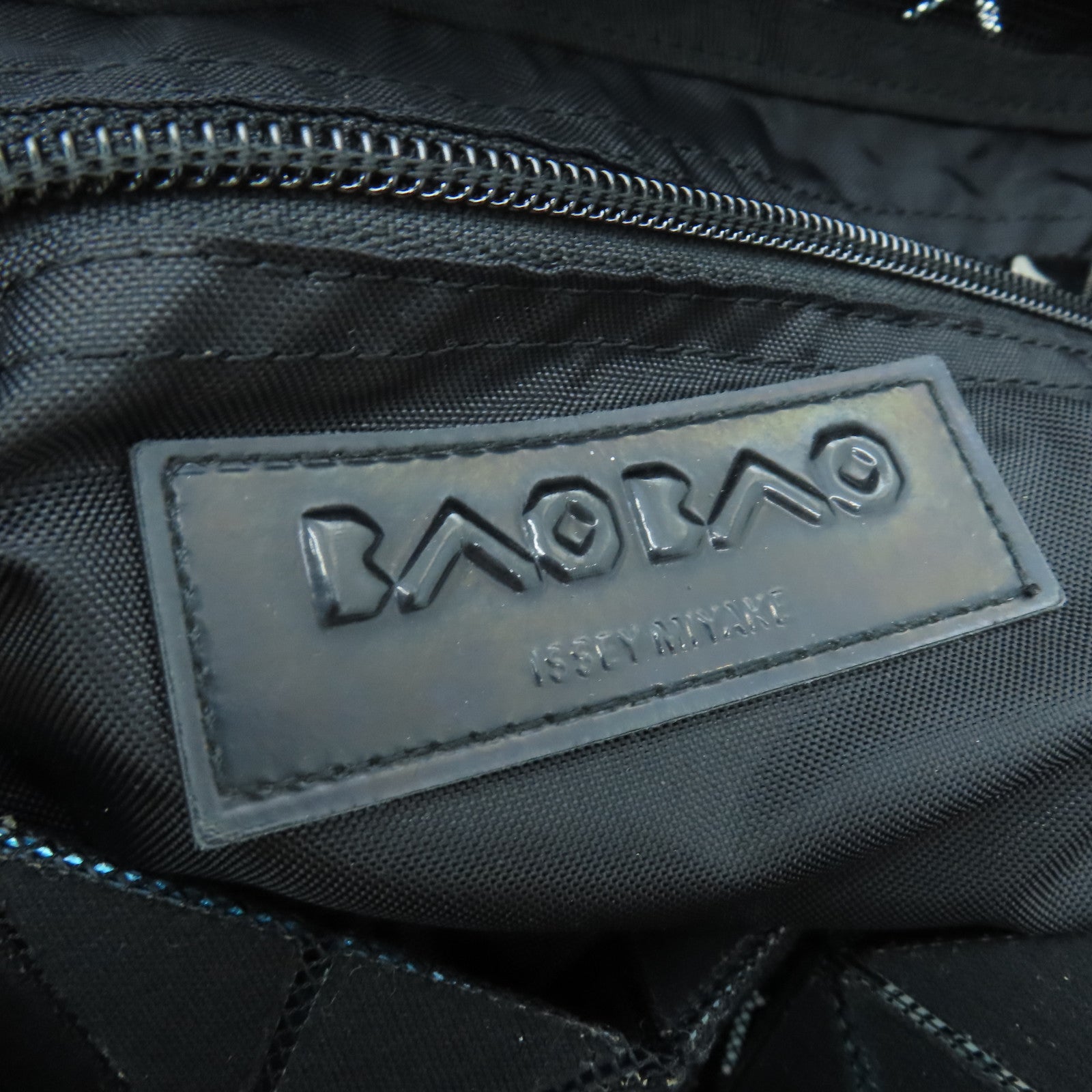 SELECTION PVC Baobao銀扣手挽袋藍色